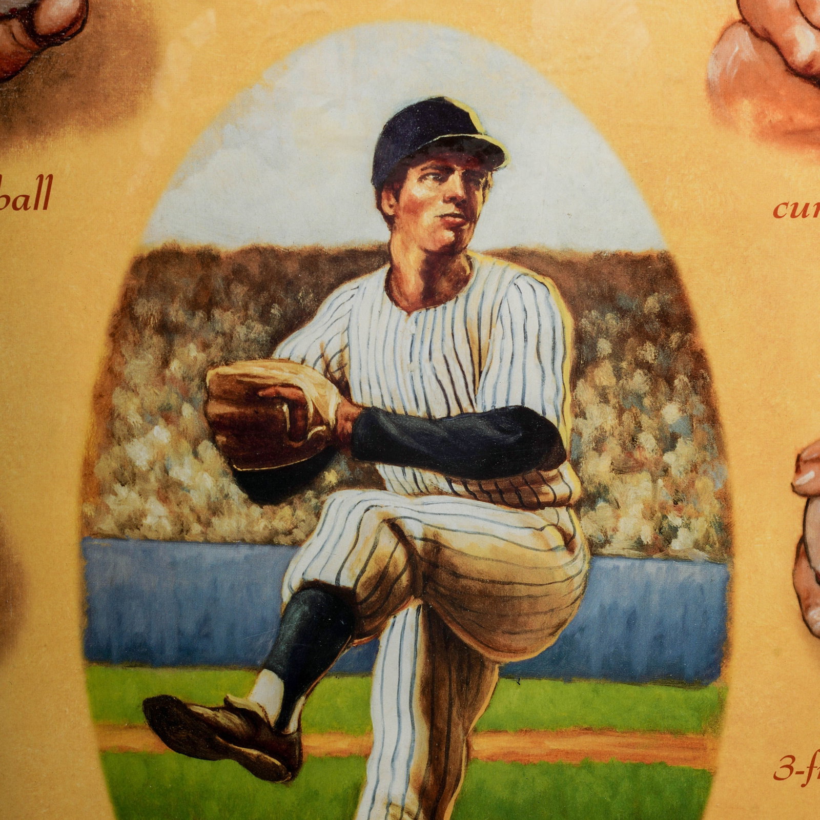 (2 pc) Framed Retro Baseball Posters - 5