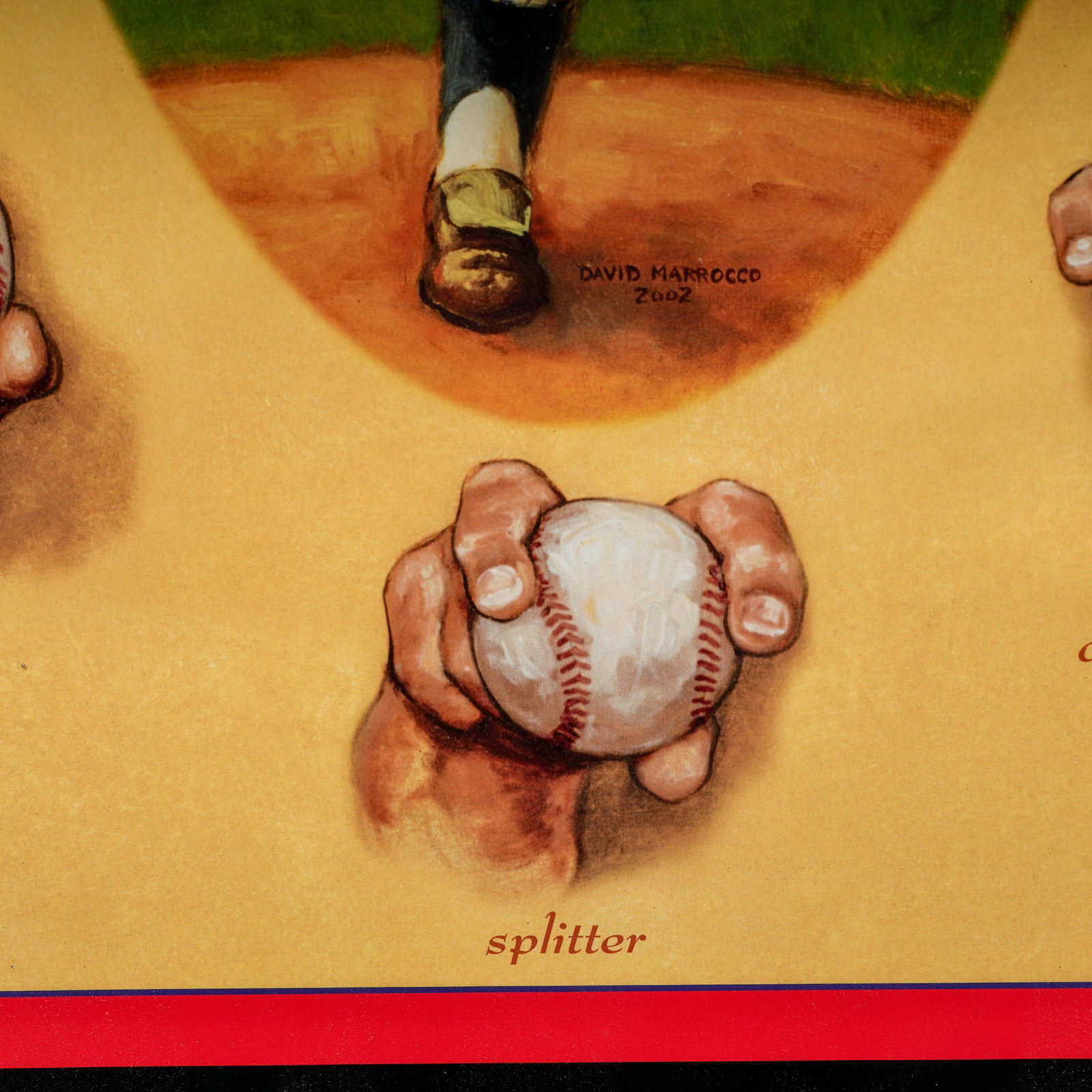 (2 pc) Framed Retro Baseball Posters - 6