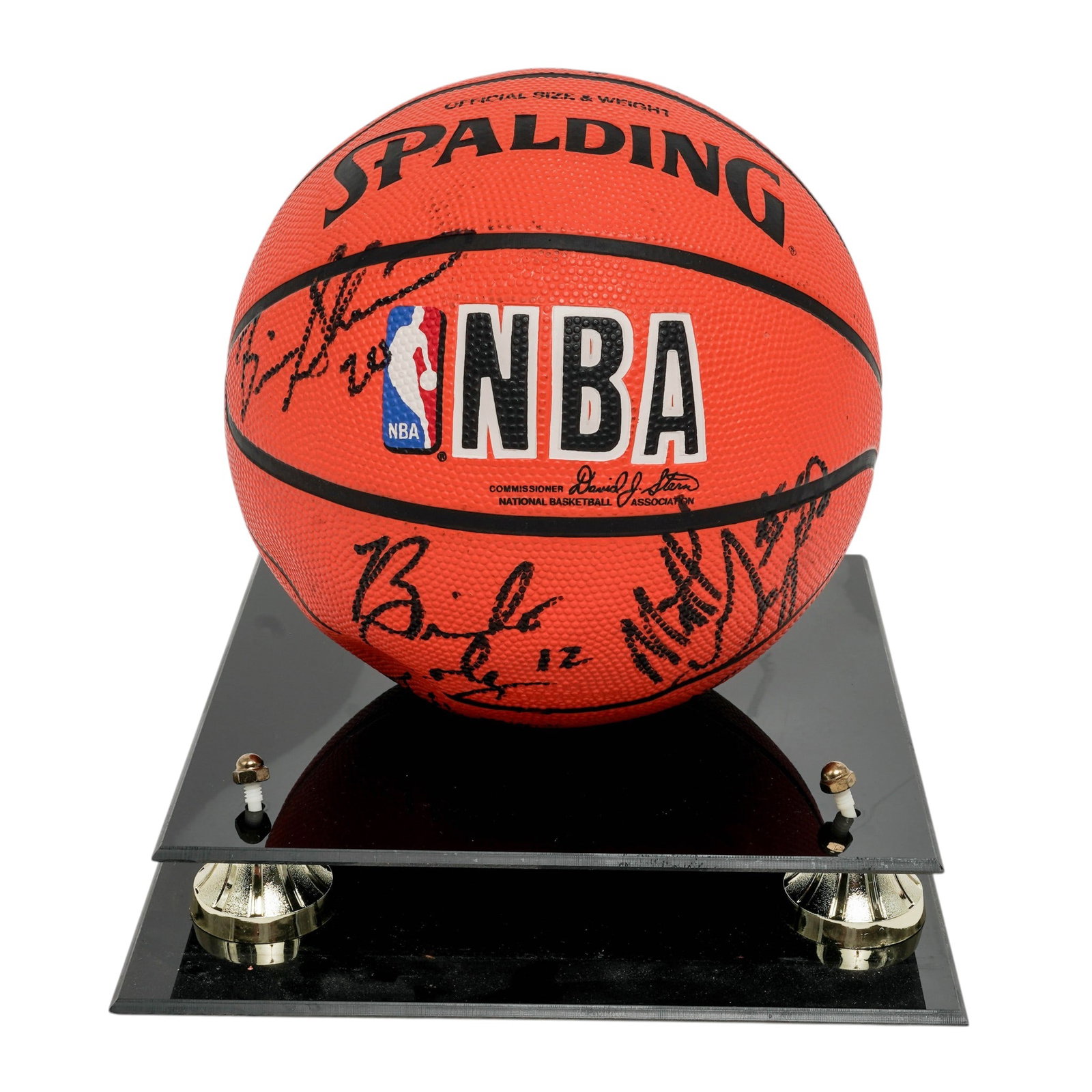 Former Miami Heat Players Signed Basketball (1 of 15)