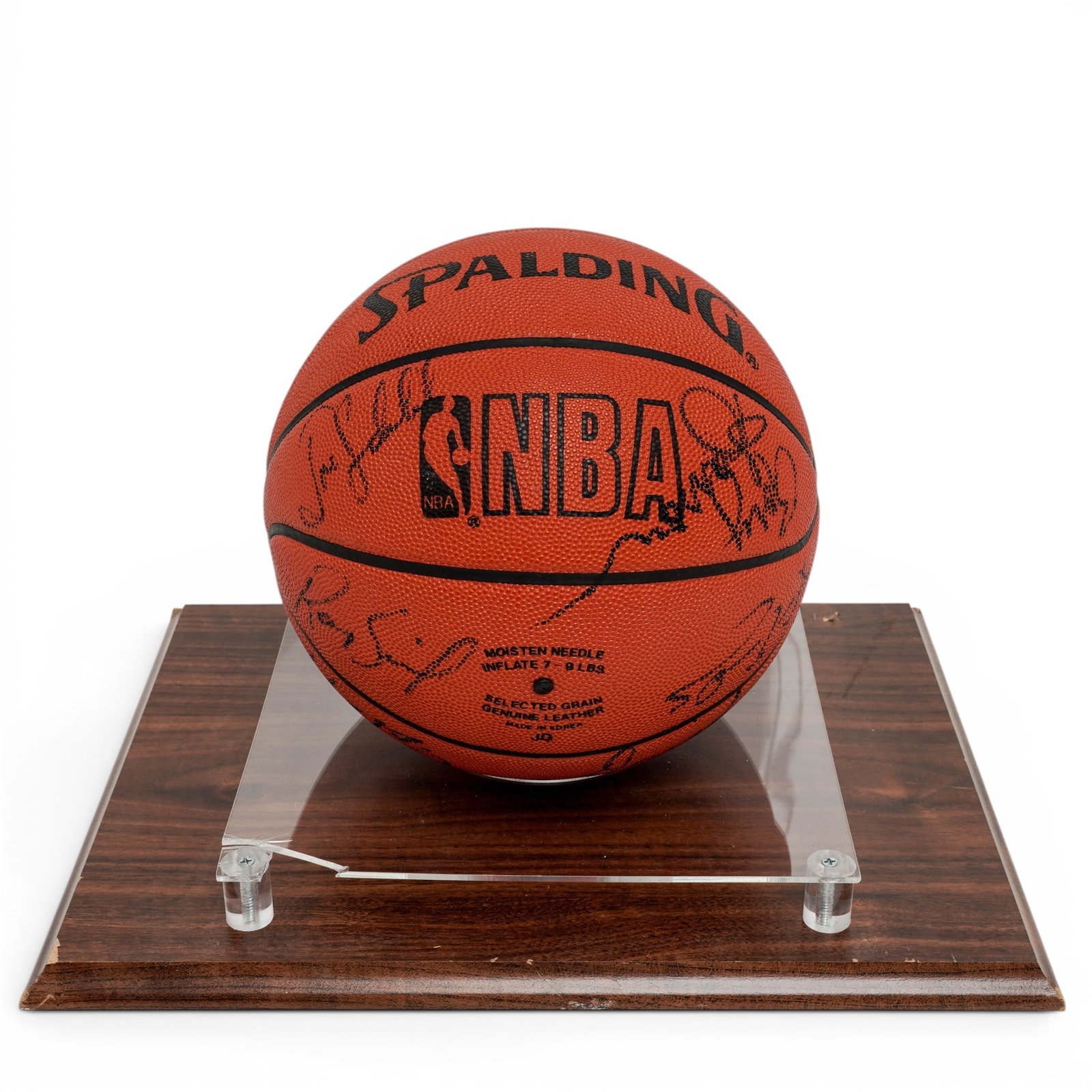 Miami Heat Former Team Members Signed Basketball (1 of 16)