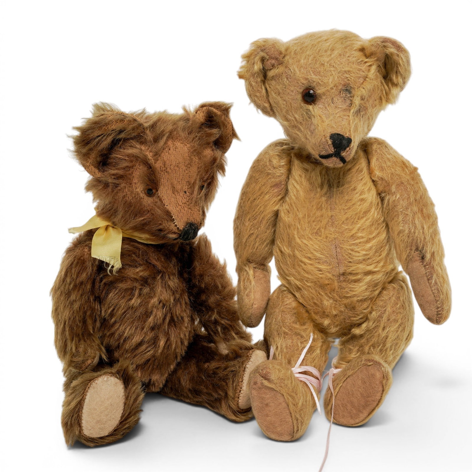 (2 pc) Vintage Steiff Brown/Golden Bears (1 of 5)