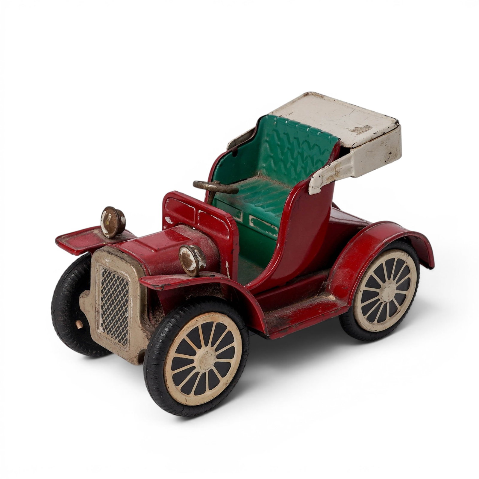 SSS International Tin litho Friction Toy Car 1960s Convertible (1 of 9)
