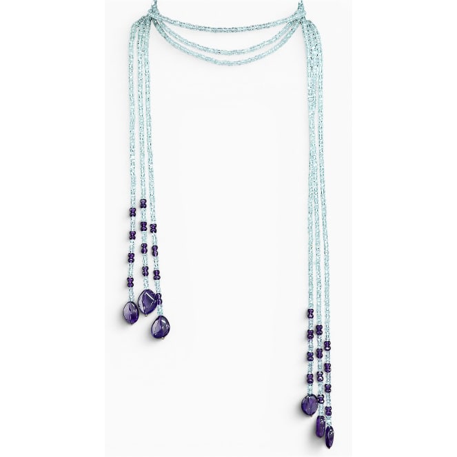 (3 Pcs) Amethyst & Quartz Bead Necklaces: (3 Pcs) Amethyst & Quartz Bead Necklaces Late 20th Century Three faceted amethyst and quartz bead necklaces with polished purple amethyst drop pendants. Length: 44"