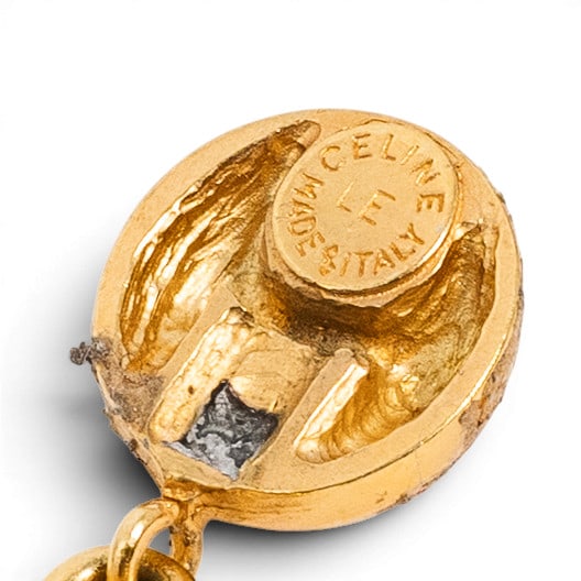 Celine Gold-Tone Monkey Earring - 4