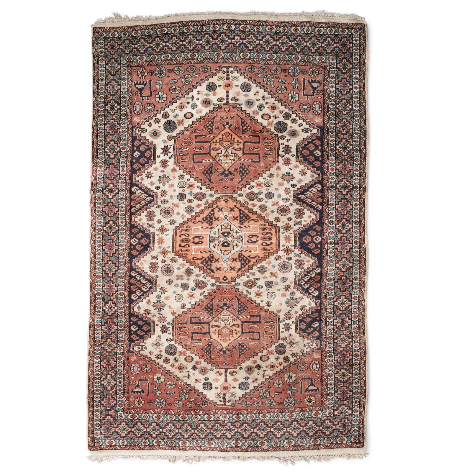 Vintage Persian Hand-Knotted Tribal Wool Rug (1 of 6)