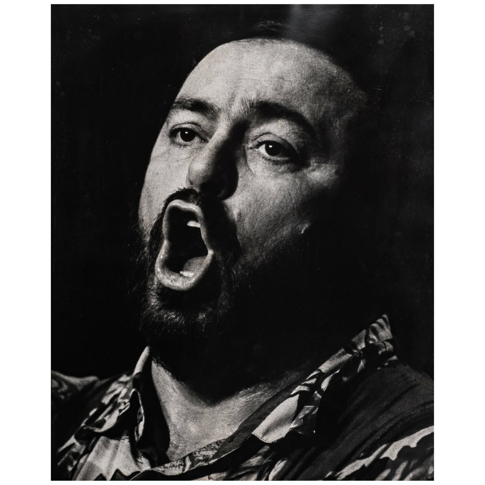 Ray Fisher (American 1924-2020) Luciano Pavarotti Portrait (1 of 4)