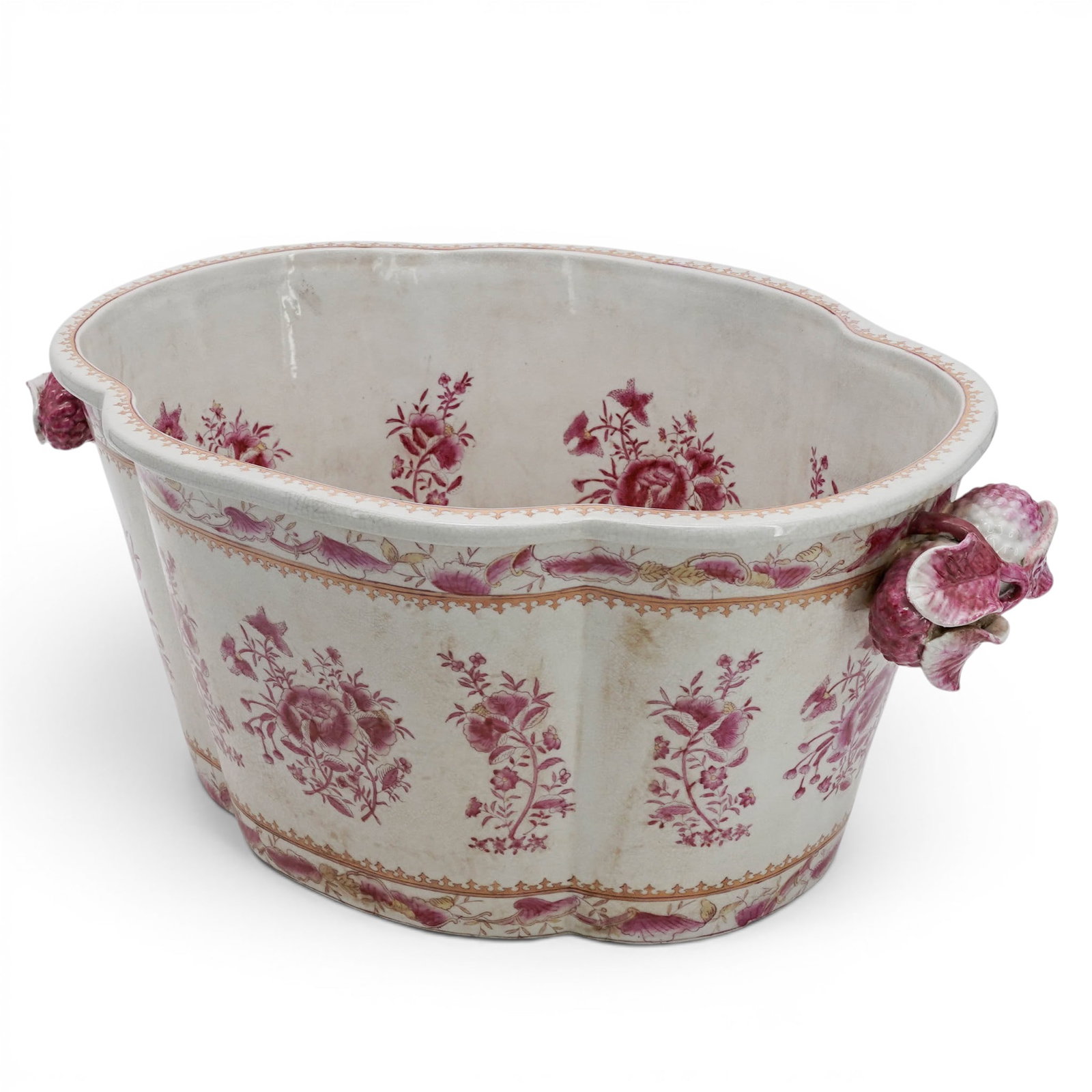 Chinese United Wilson Glaze Porcelain Cachepot (1 of 14)