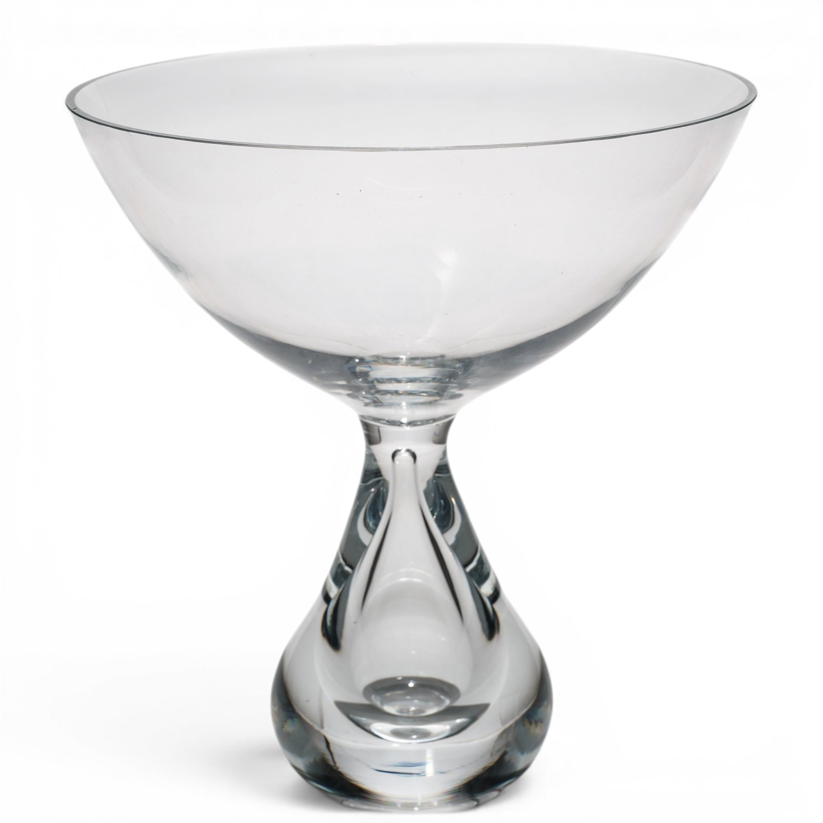 Signed Teardrop Pedestal Glass Fruit Bowl (1 of 10)