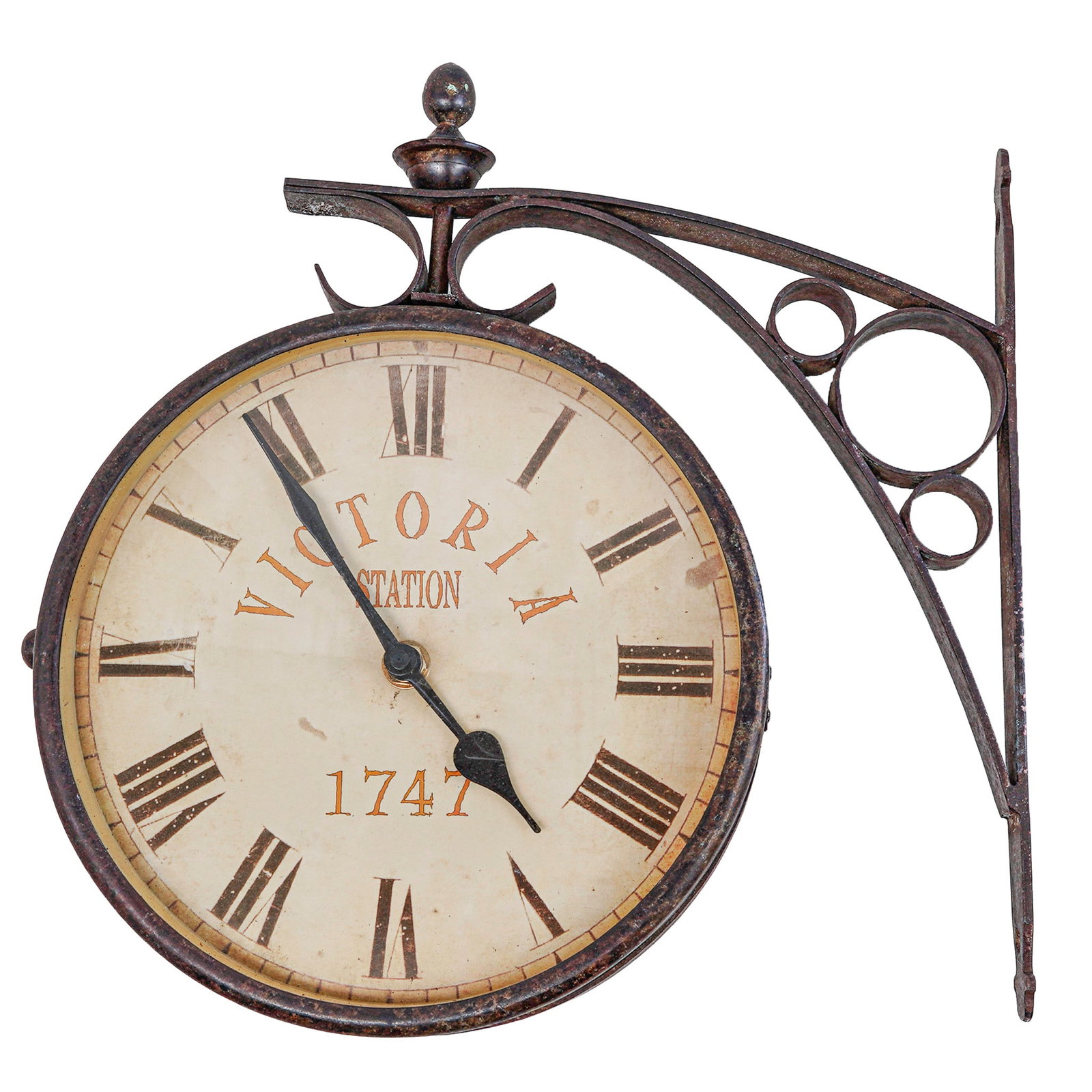 Antique Style Victoria Station Double Sided Railway Clock (1 of 6)