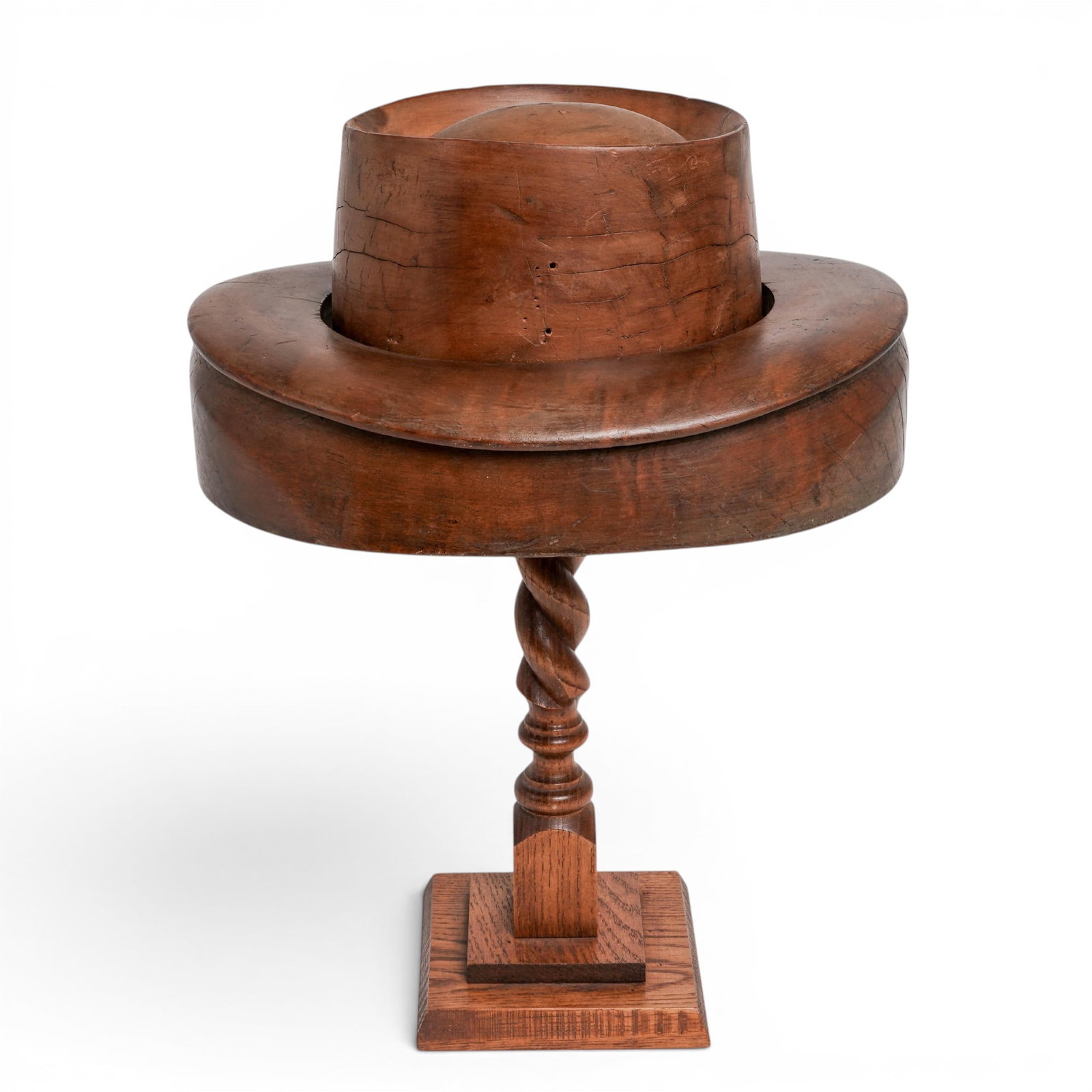 Antique French Millinery Wood Hat Form (1 of 8)
