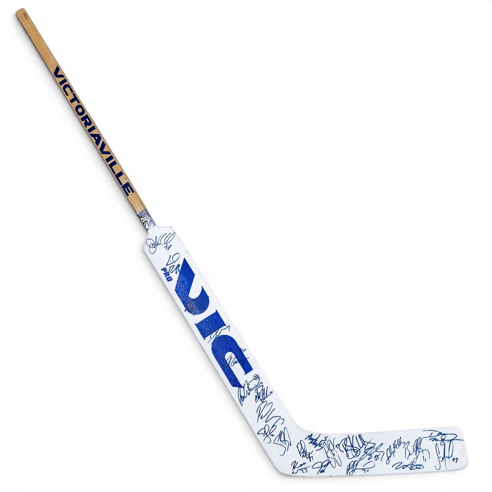 Florida Panthers Team Signed Hockey Stick Featuring On John Vanbiesbrouck Stick (1 of 6)