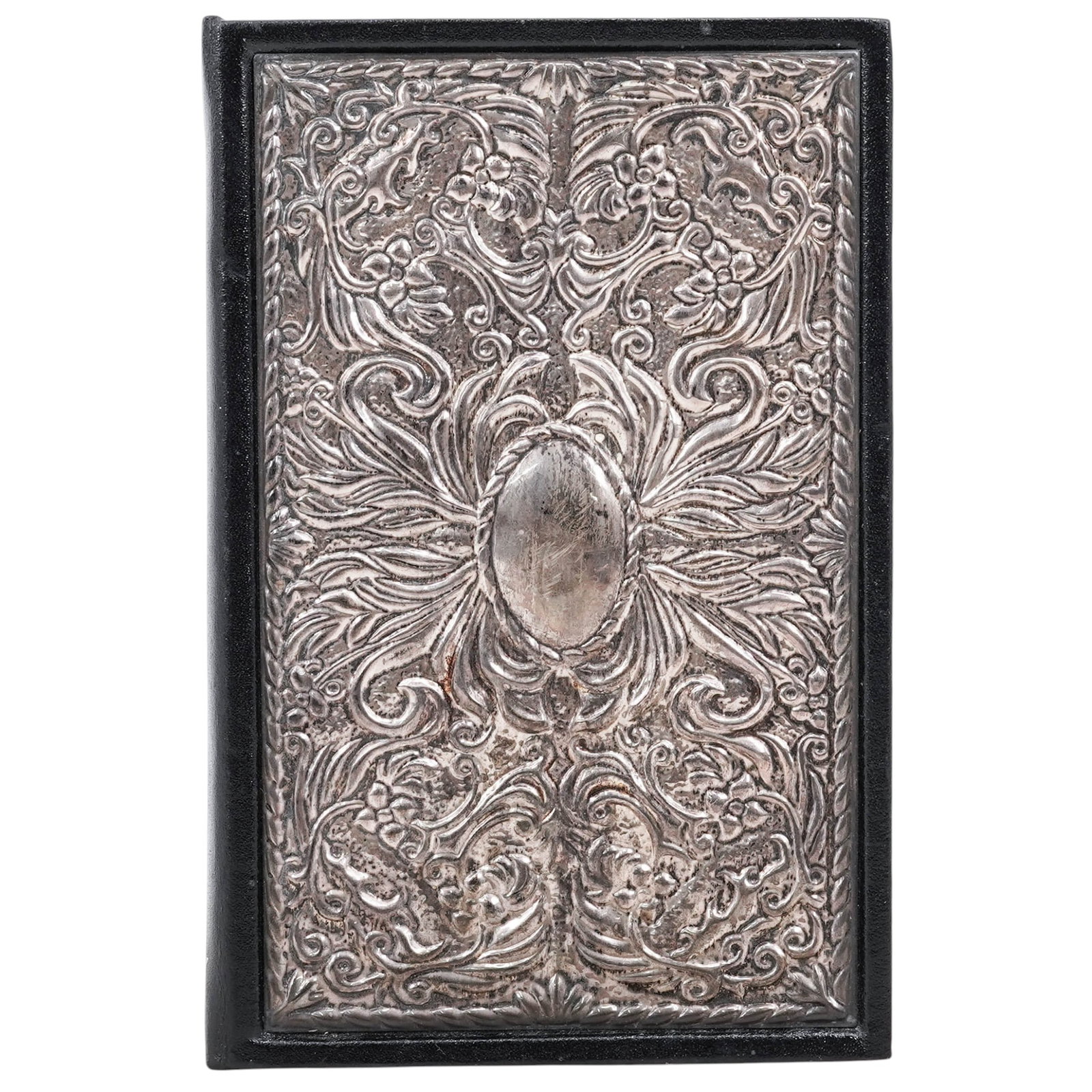 Sterling Silver Cover Little Oxford Dictionary of Current English: Sterling Silver Cover Little Oxford Dictionary of Current English 20th century, England A small dictionary featuring a decorative, ornate repousse sterling silver cover. It displays intricate floral