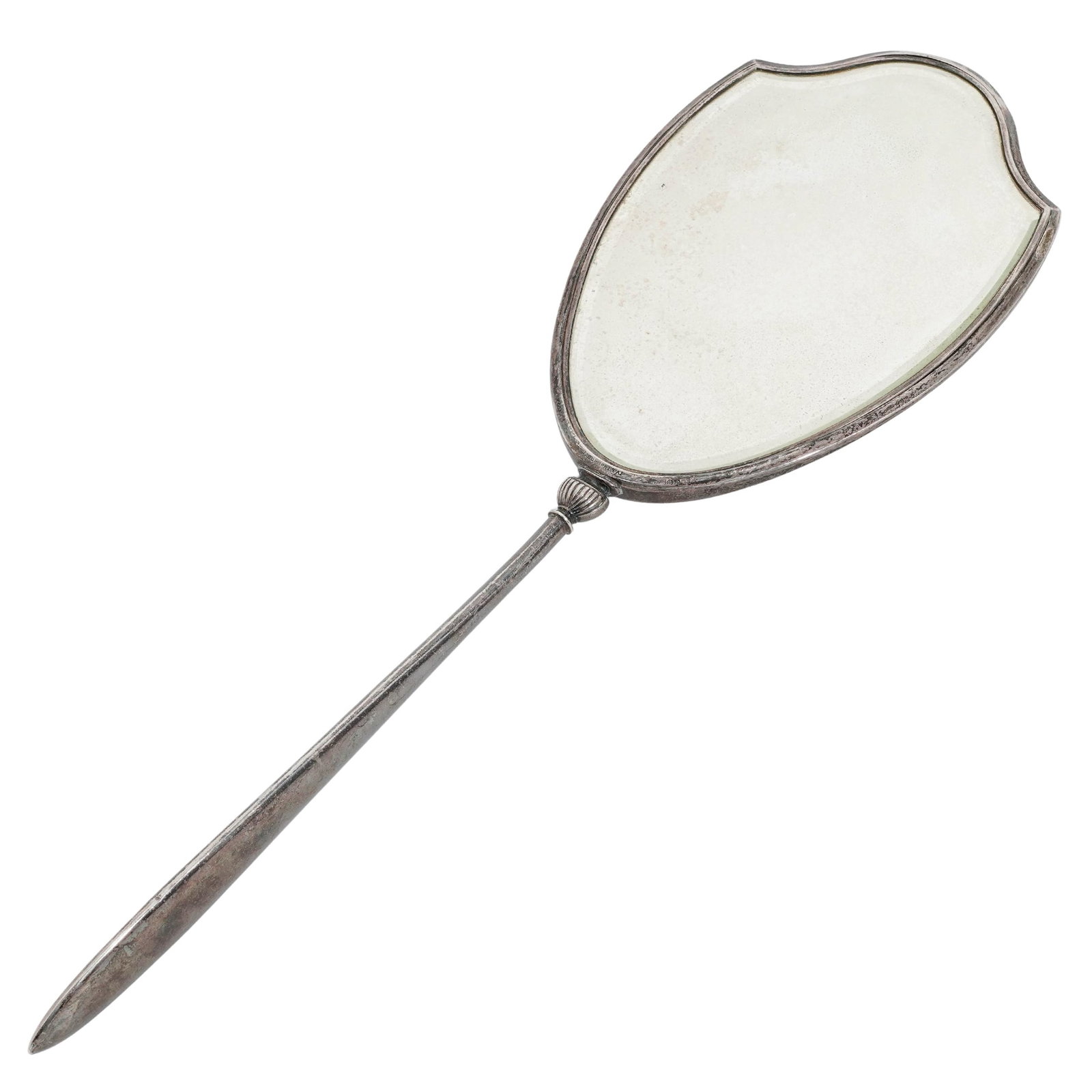 Art Nouveau La Pierre Manufacturing Co. Silver Plated Vanity Mirror (1 of 4)