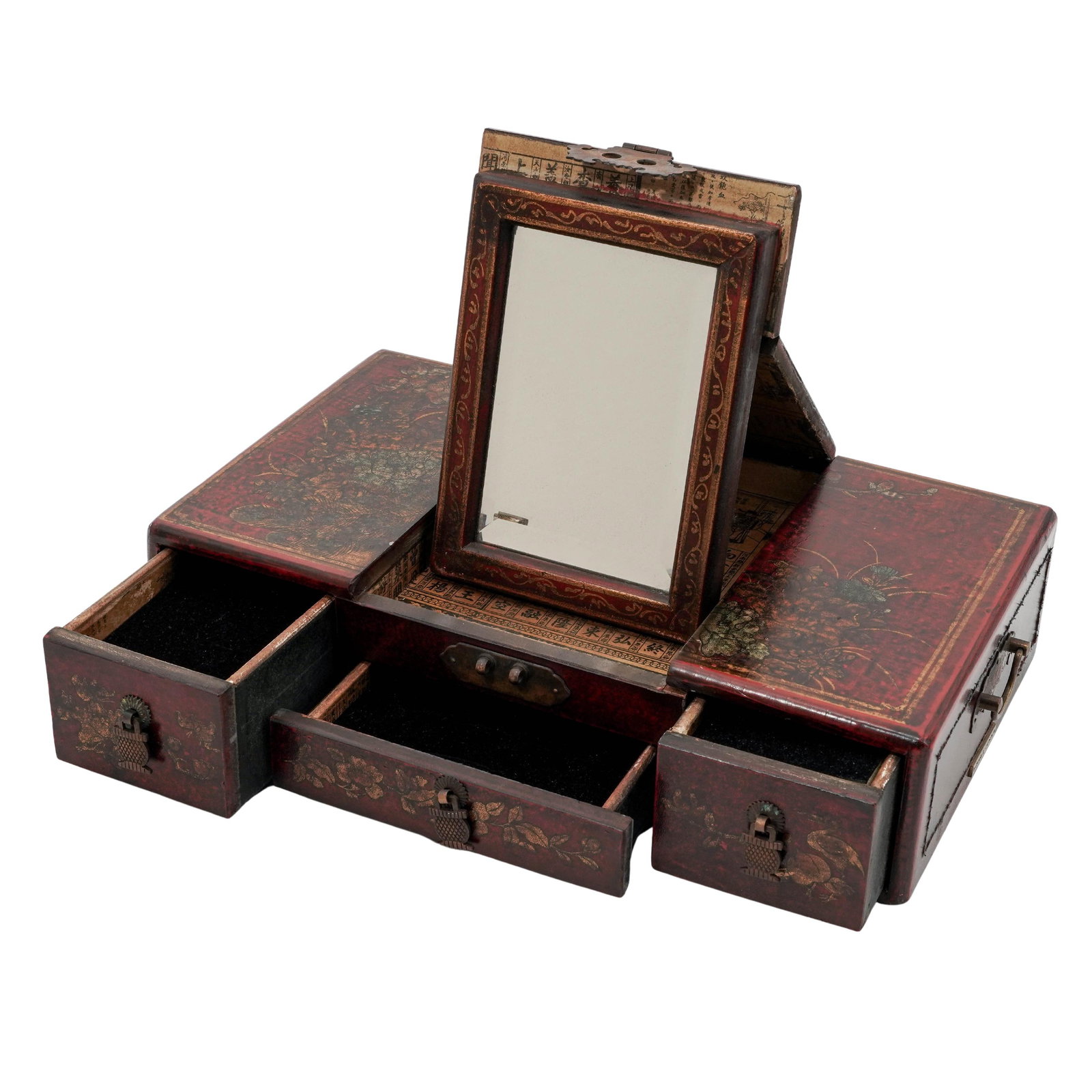 Charlie Lapson Chinosorie Wooden Jewelry Box: Charlie Lapson Chinosorie Wooden Jewelry Box20th- 21st century, AmericanDesigned by celebrity stylist Charlie Lapson—renowned for merging "Hollywood" glamour with functional lifestyle accessories fo