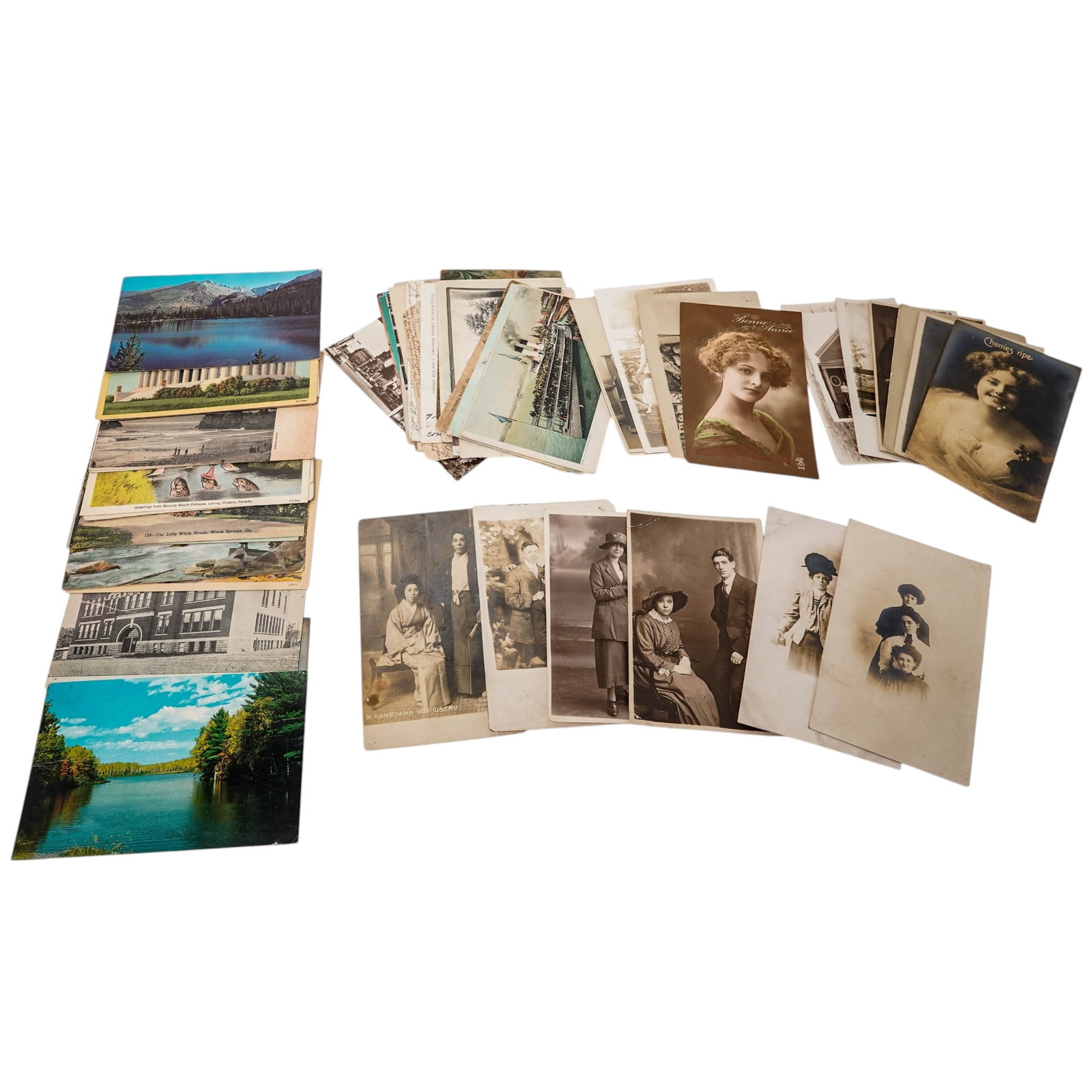 (62 pcs) Print and RPPC Photo Postcards (1 of 4)