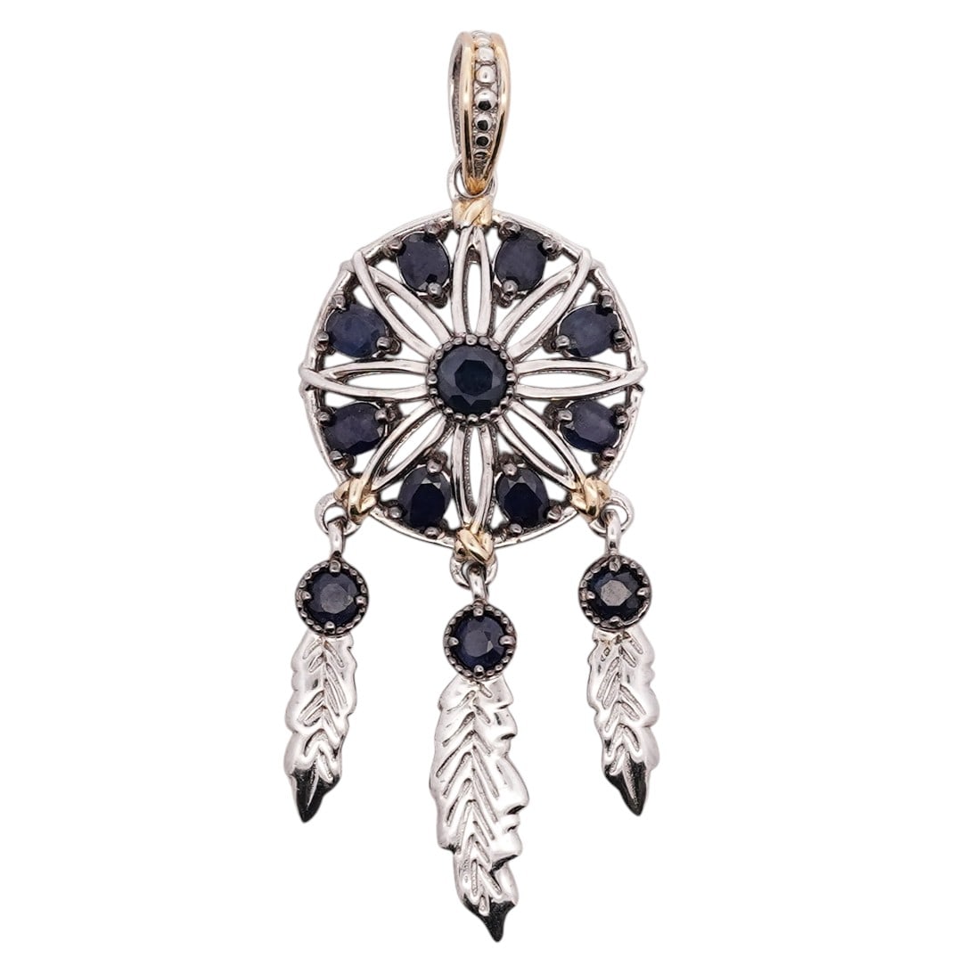 Michael Valitutti “Gems en Vogue?? Sapphire Pendant, Sterling Silver (1 of 5)