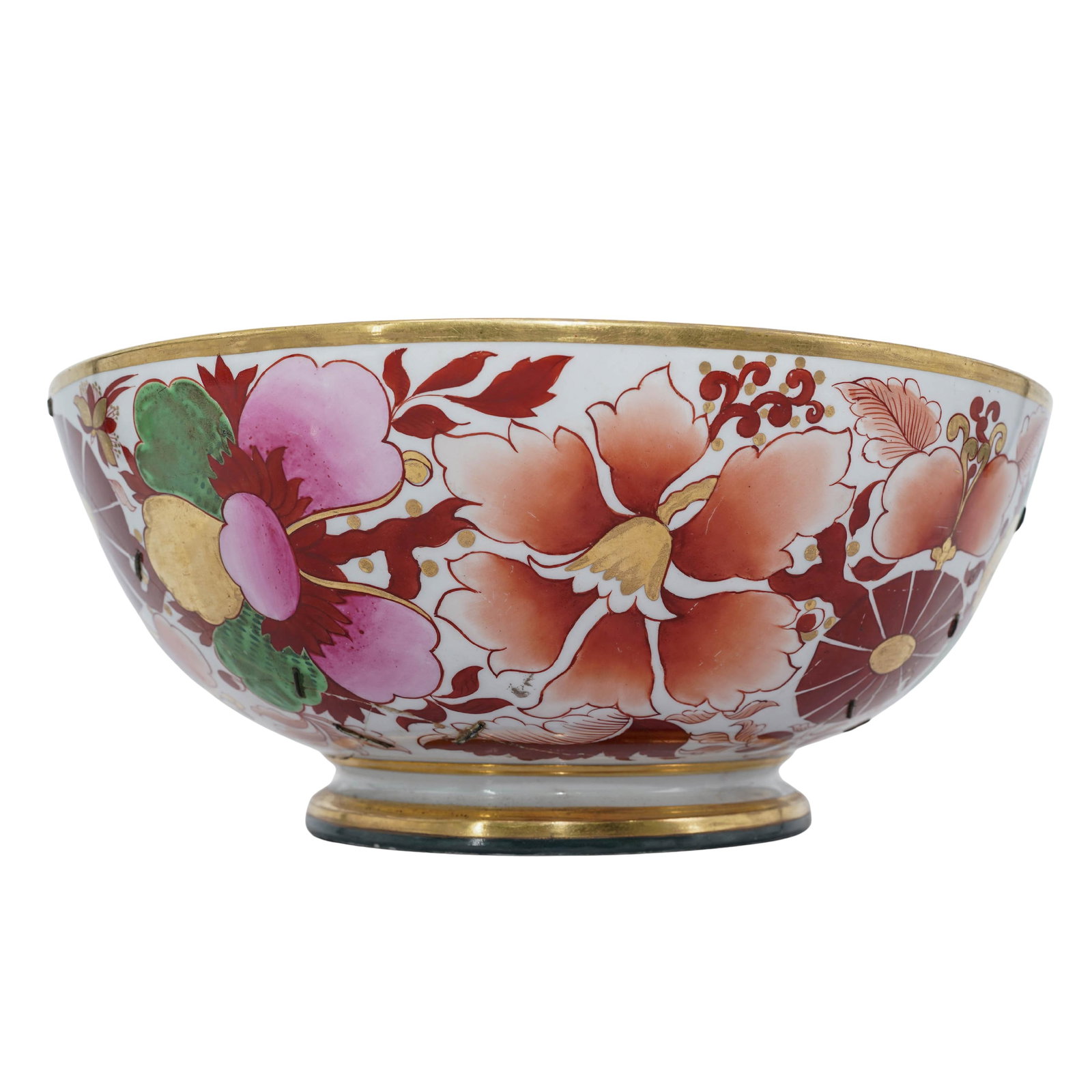 Antique Barr Flight & Barr "Imari" Porcelain Bowl: Antique Barr Flight & Barr "Imari" Porcelain BowlLate 19th century, EnglishAn antique "Imari" style porcelain bowl by Barr, Flight, & Barr. Marked for BFB on bottom.H 5" x Diameter 11.5"