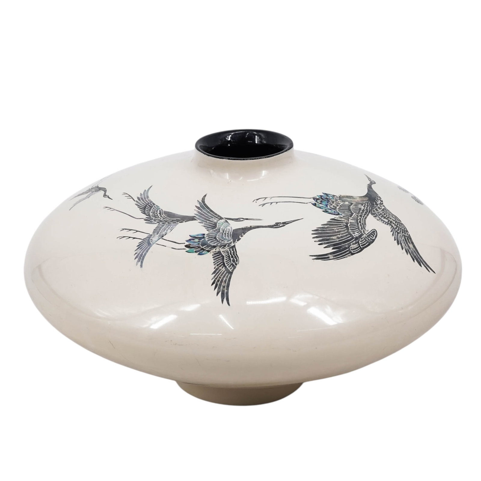 Korean Najeonchilgi MOP & Abalone Inlay "Tsubo" Vessel (1 of 5)