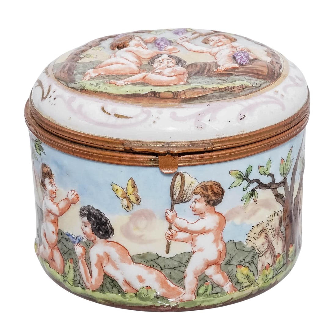 Antique French Porcelain Box (1 of 9)