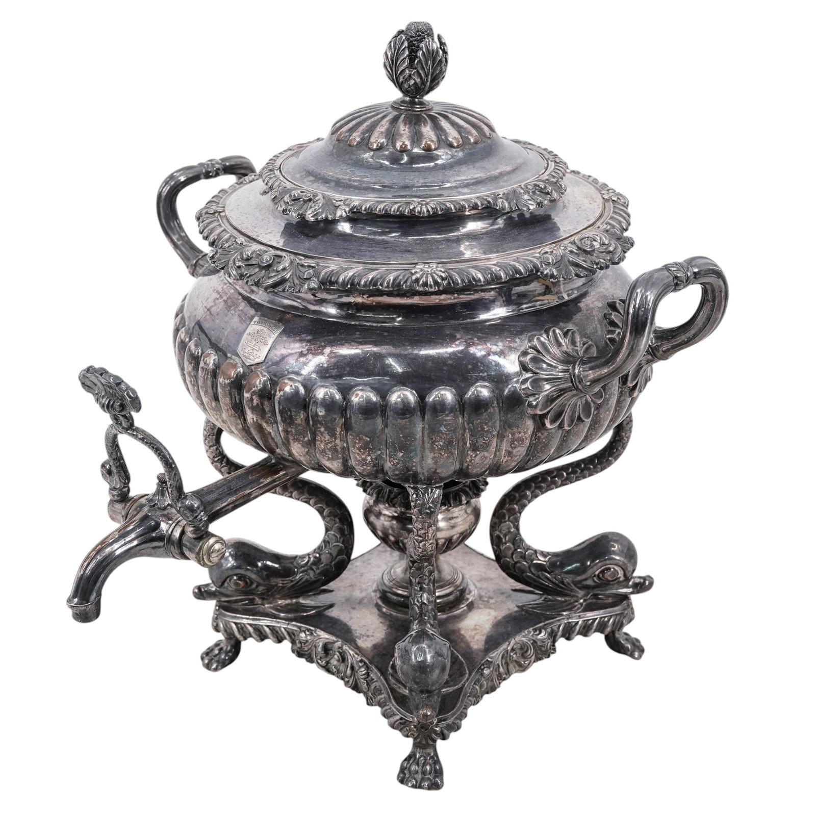 Antique Hamilton Silver Plated Samovar (1 of 7)