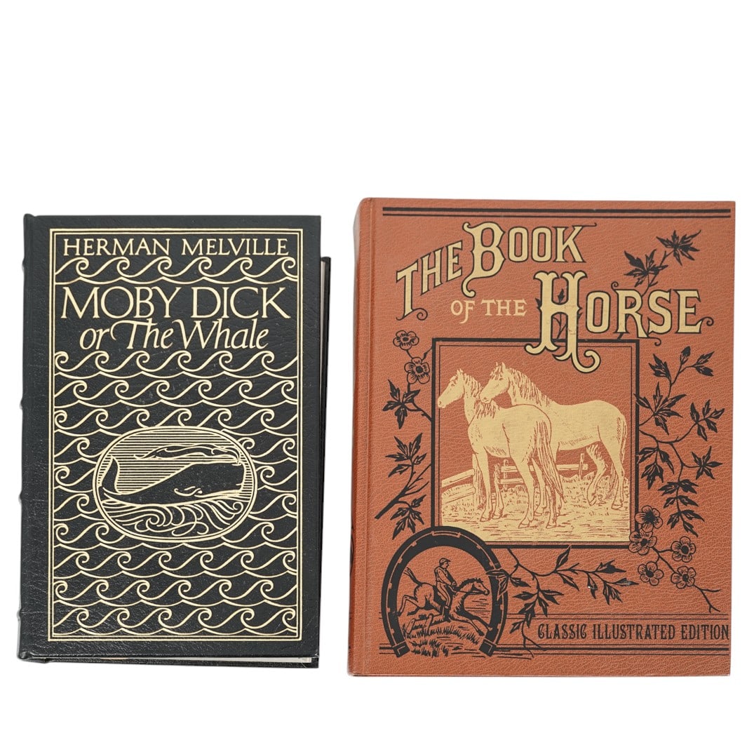 (2 pc) Collector Edition Books "Moby Dick" & "The Book of the Horse" (1 of 6)