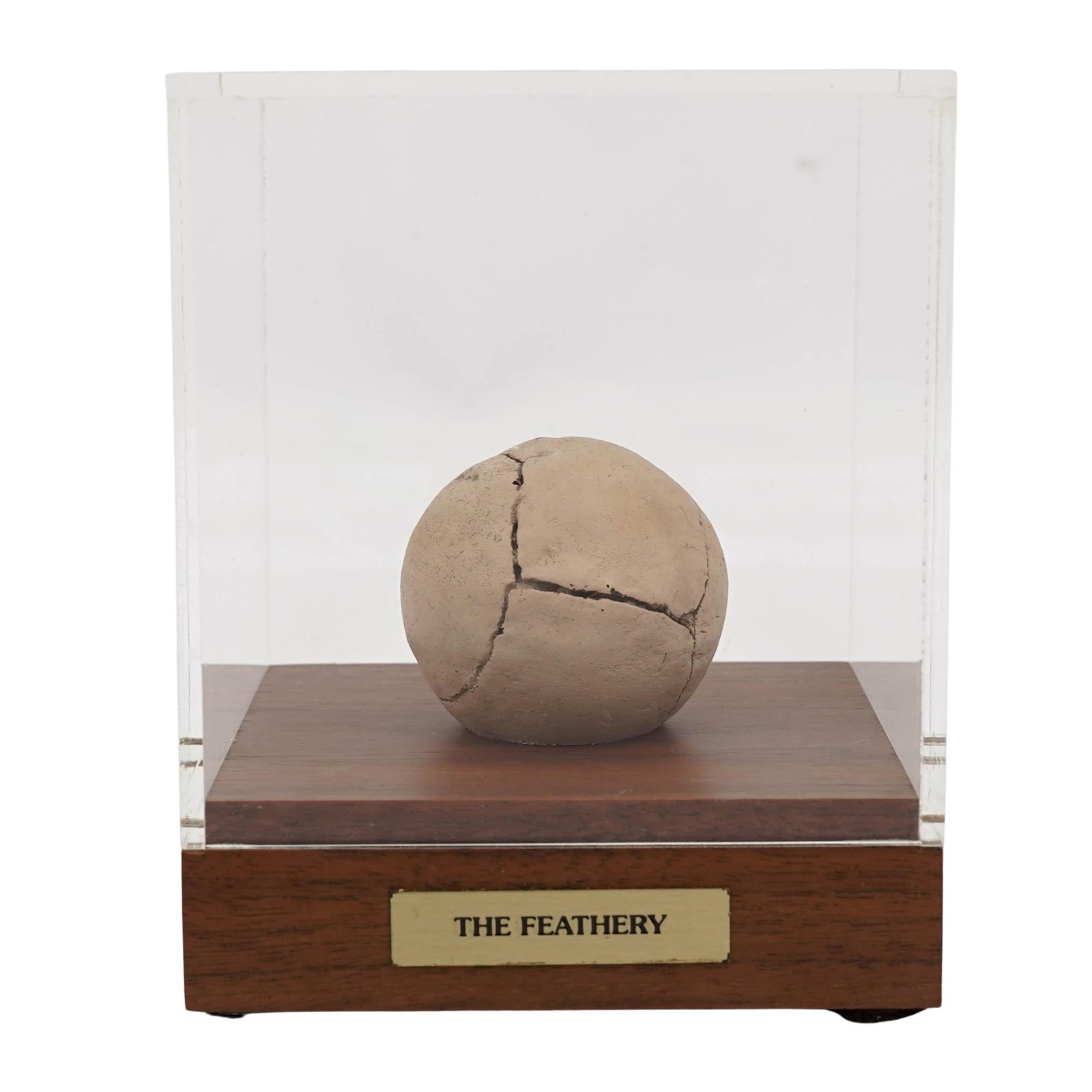 Hand Signed PGA David Duval "Feathery" Golf Ball Replica (1 of 6)