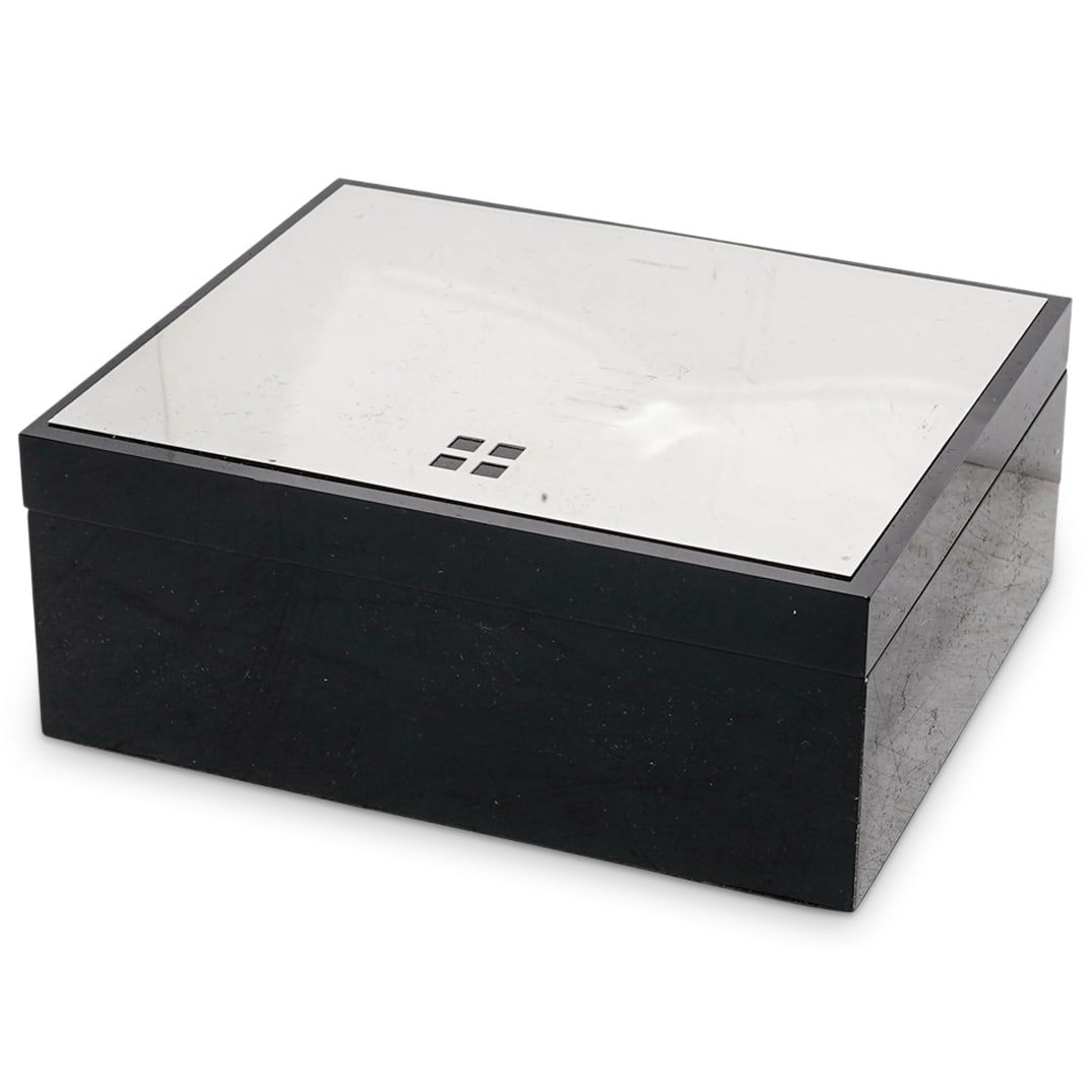 Antonio Miro And Cunill Sterling Silver & Bakelite Box: Antonio Miro And Cunill Sterling Silver & Bakelite Box21st century, SpanishThis is a sterling silver and wood jewelry box from the lifestyle collection of Spanish fashion designer Antonio Miró, produ