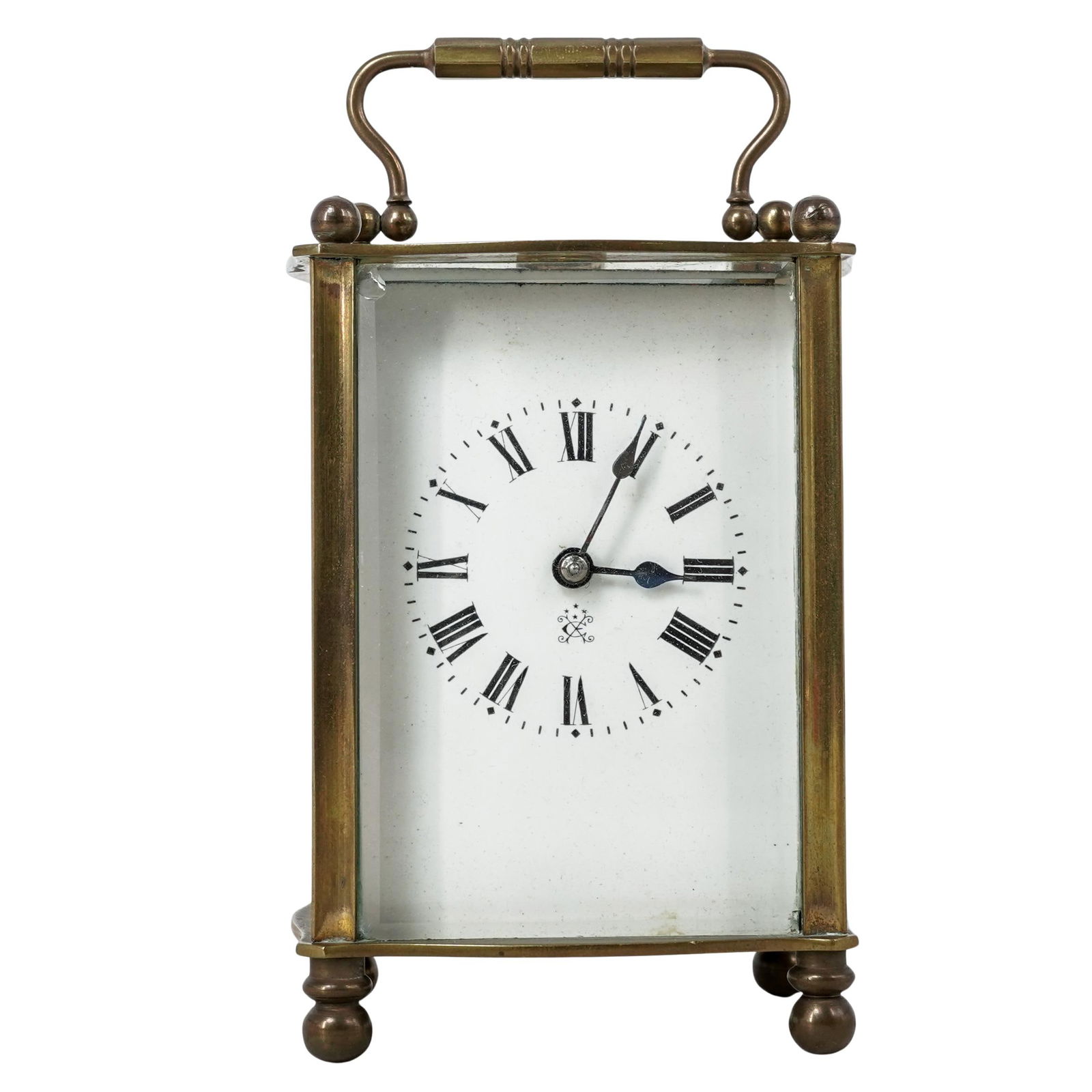 Antique French Brass Carriage Clock (1 of 6)