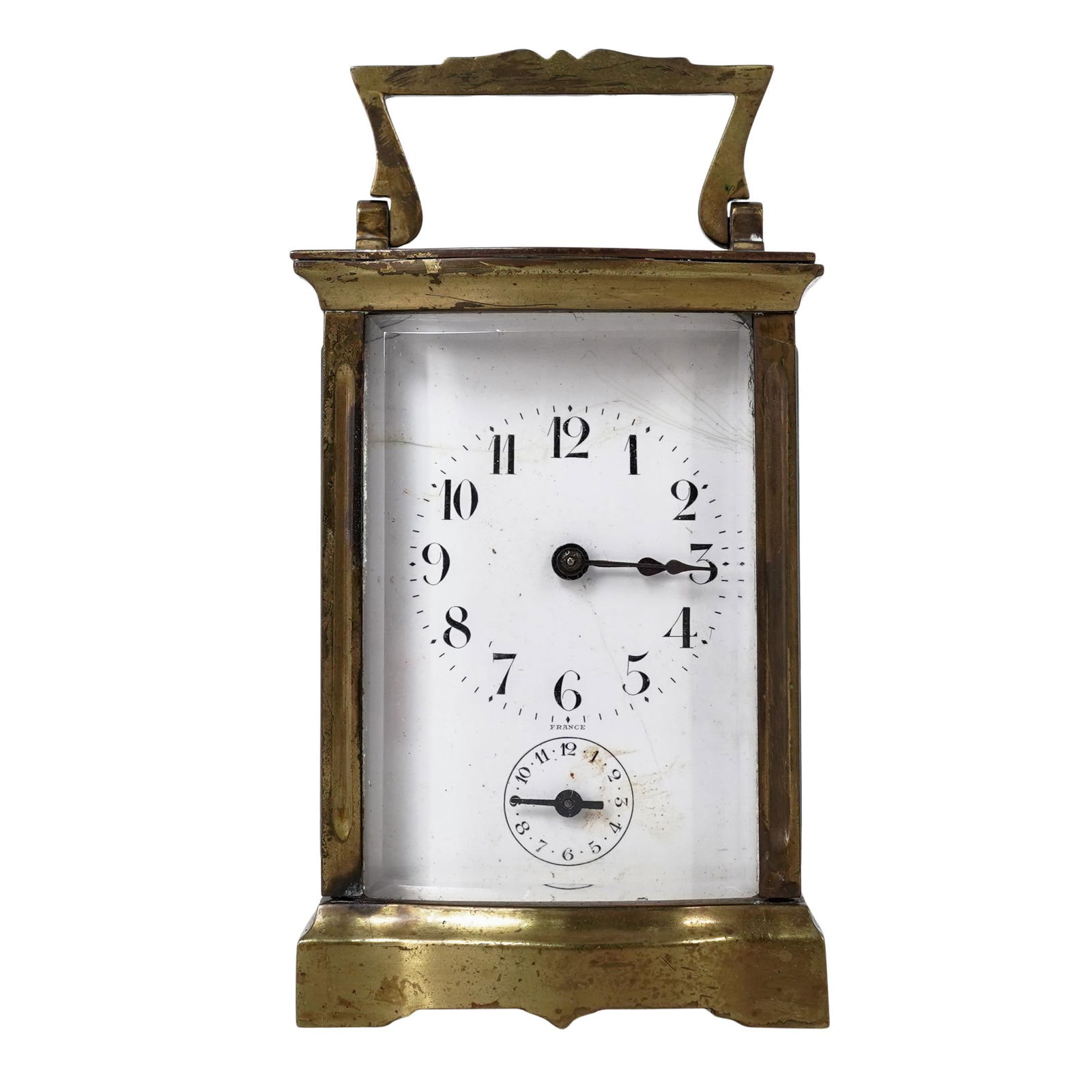 Antique Couaillet Freres French Brass Carriage Clock (1 of 8)