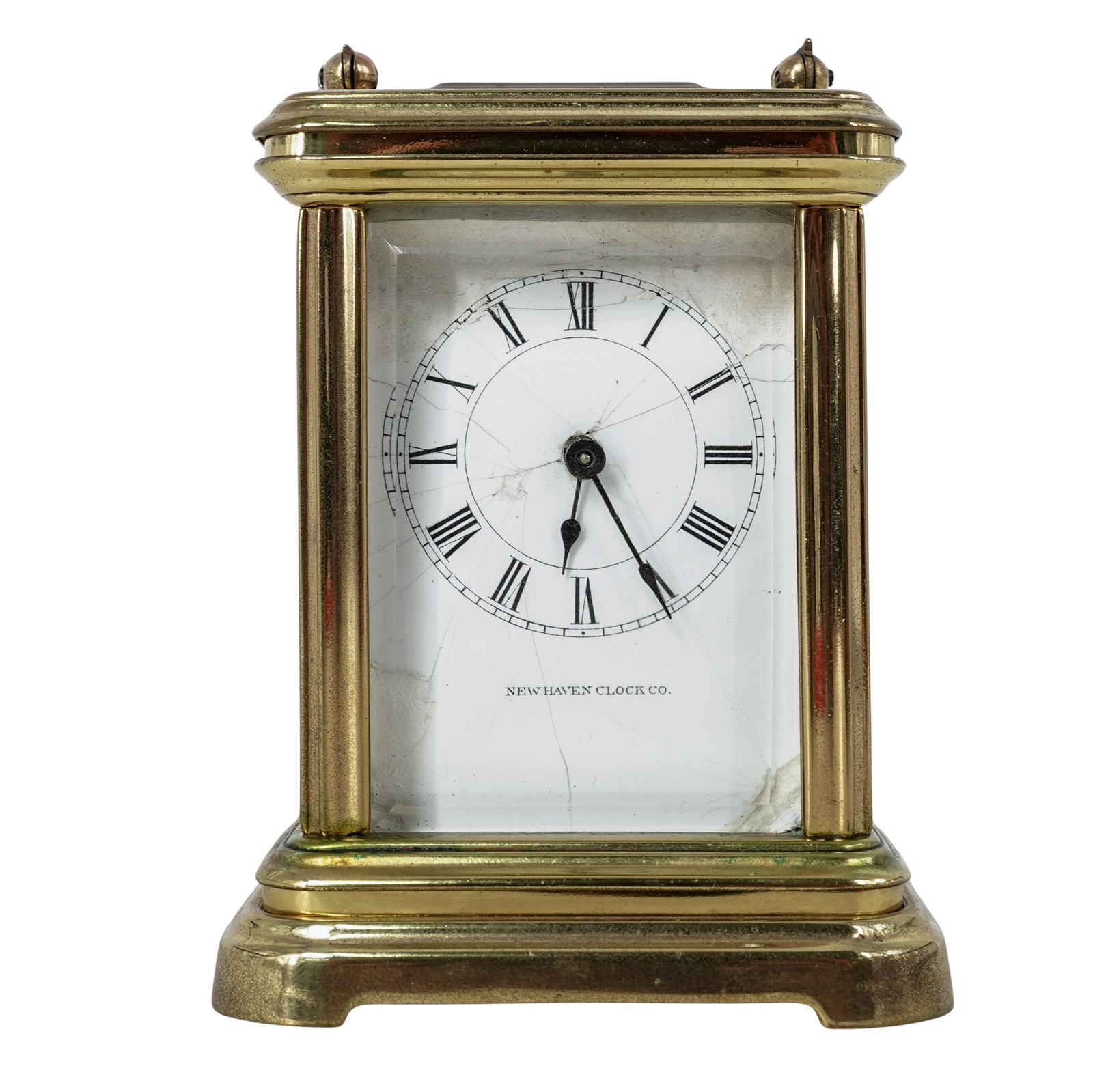 New Haven Brass Carriage Clock (1 of 7)