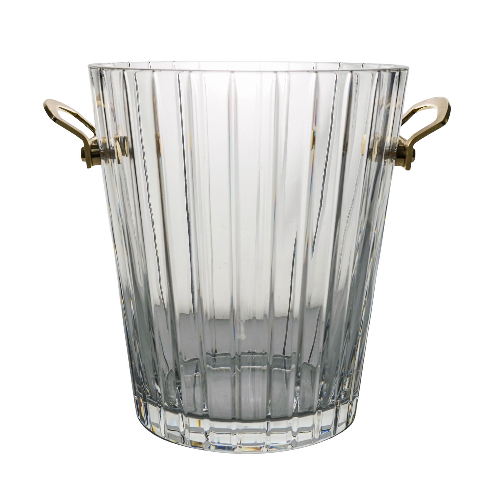 Baccarat Crystal "Harmonie" Champagne Ice Bucket: Baccarat Crystal "Harmonie" Champagne Ice BucketLate 20th century, FrenchThis Baccarat "Harmonie" pattern ice bucket is crafted from clear crystal and features a signature vertically cut exterior acce