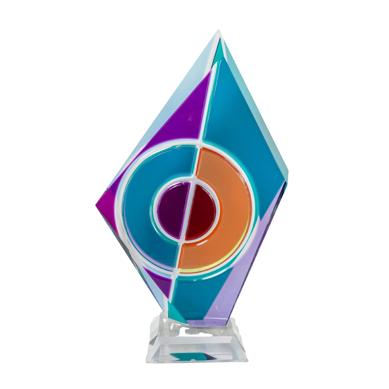 Shlomi Haziza "Passion" Lucite Sculpture: Shlomi Haziza "Passion" Lucite Sculpture21st century, AmericanThis artwork is titled "Passion" by the Israeli-American artist, Shlomi Haziza (b. 1969). It is an abstract lucite sculpture featuring a m