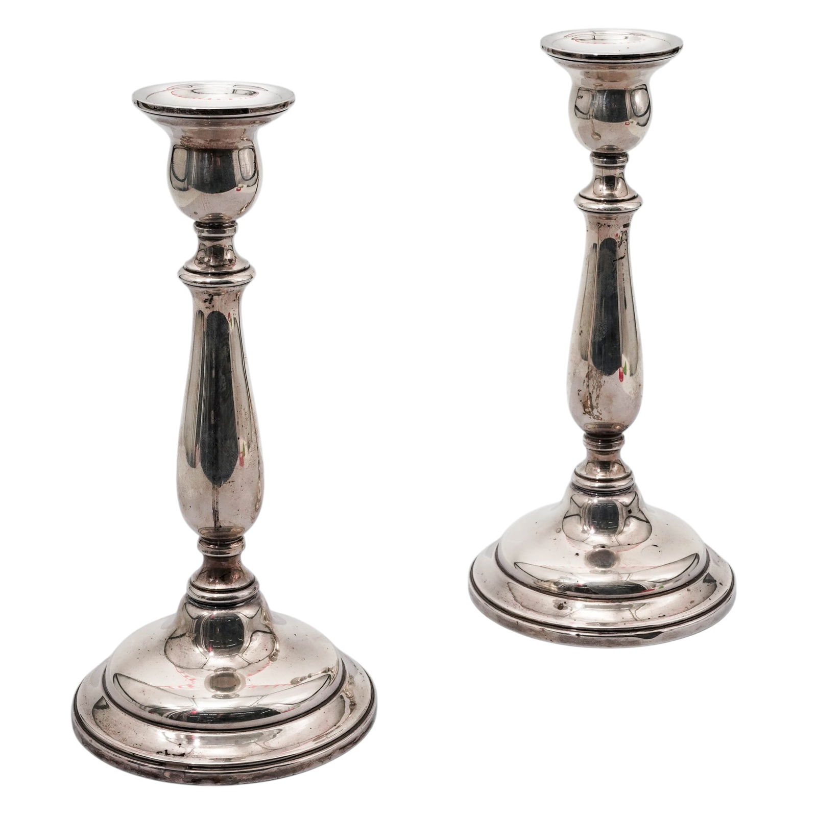 Pair of International "Lord Saybrook" Sterling Silver Candlesticks (1 of 8)