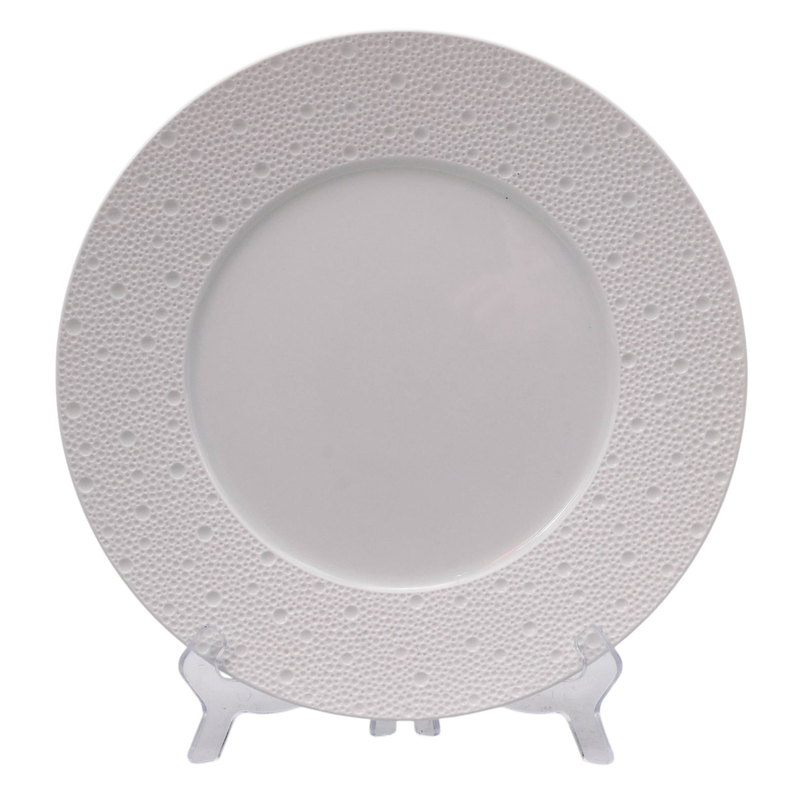 (15 Pc) Bernardaud 'Ecume' Porcelain Plates - 4