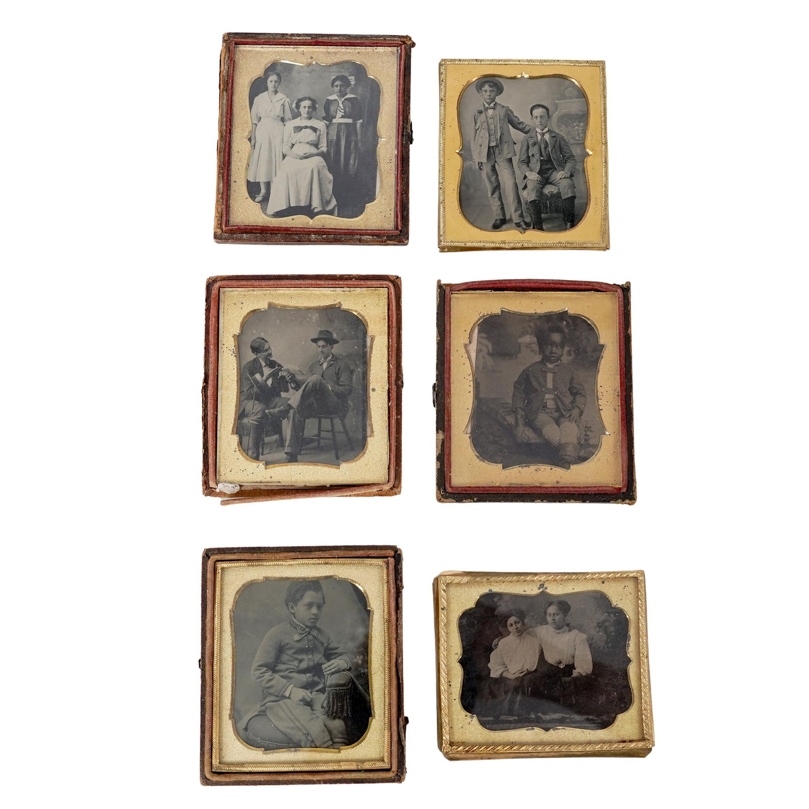 (5pc) Antique Daguerreotype Portraits (1 of 5)