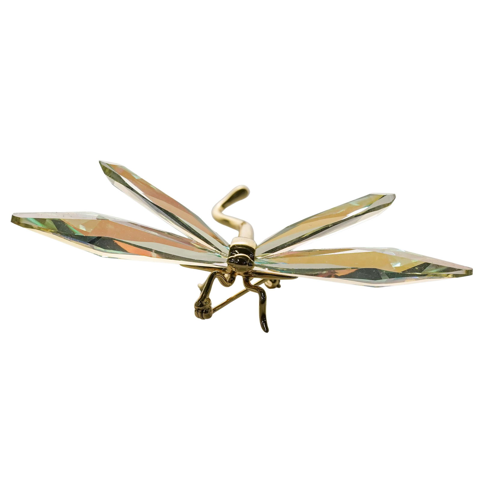 Swarovski Sterling & Crystal Paradise "Alibey" Dragonfly Brooch - 2