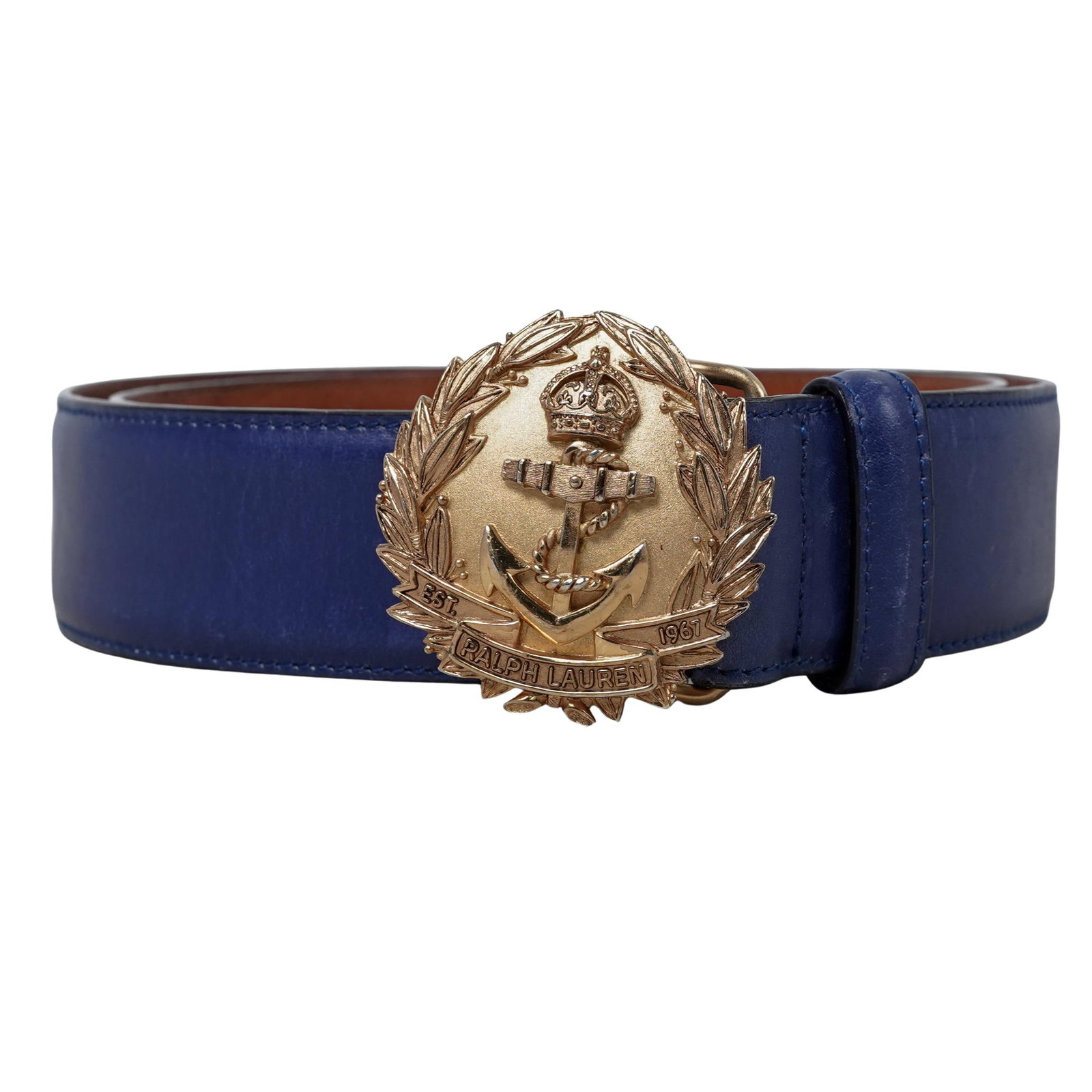 Vintage Ralph Lauren Purple Label Leather Belt: Vintage Ralph Lauren Purple Label Leather Belt2018-2019, ItalianThis is a vintage Ralph Lauren Purple Label leather belt, the brand’s most prestigious and high-end line. The belt features a large, o