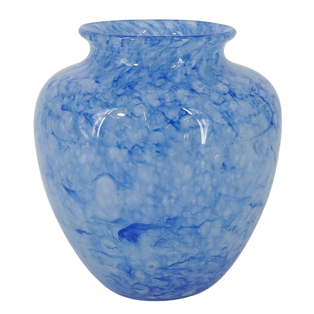 Steuben Blue Cluthra Glass Vase (1 of 6)