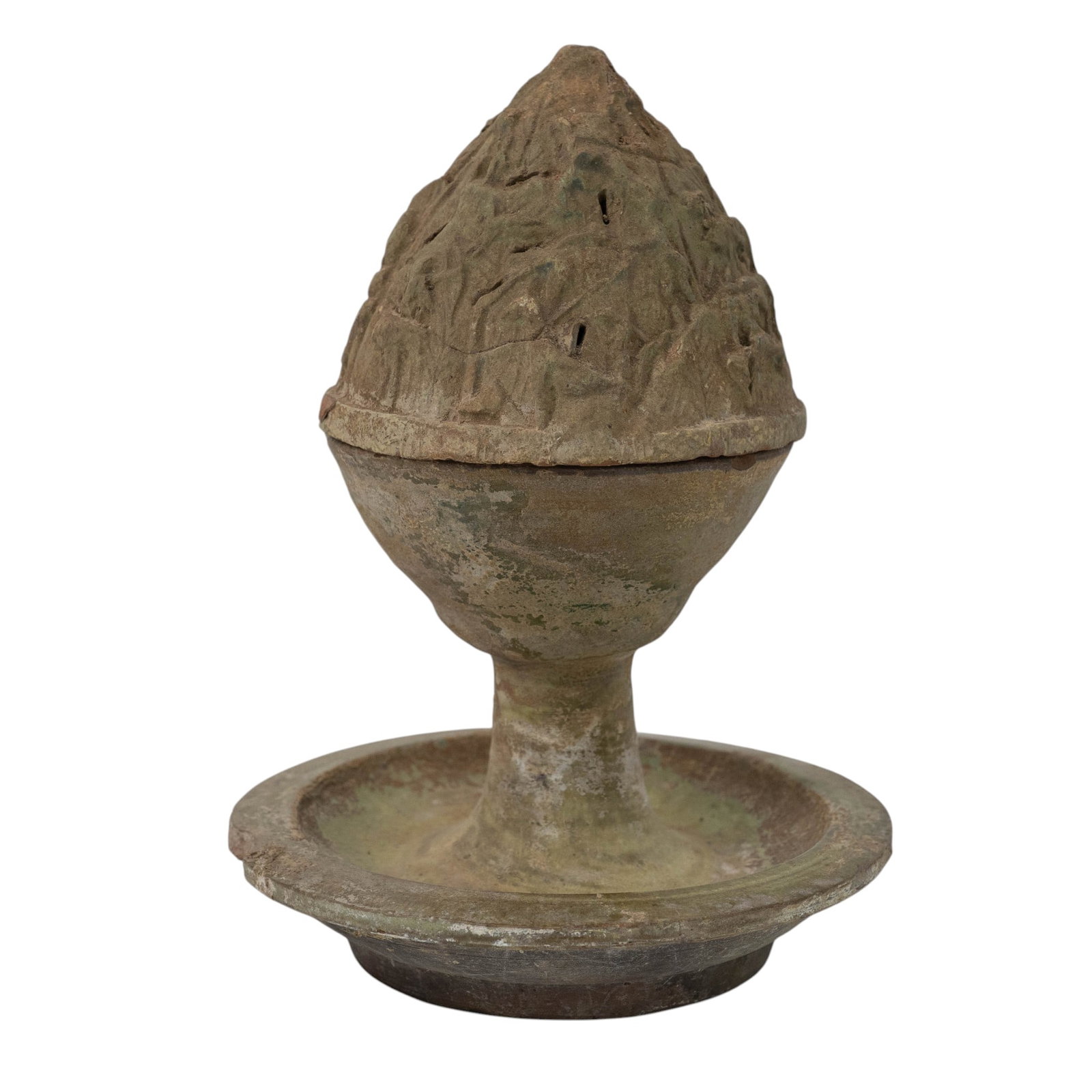 Chinese Han Dynasty Green-Glazed Boshanlu Censer (1 of 5)