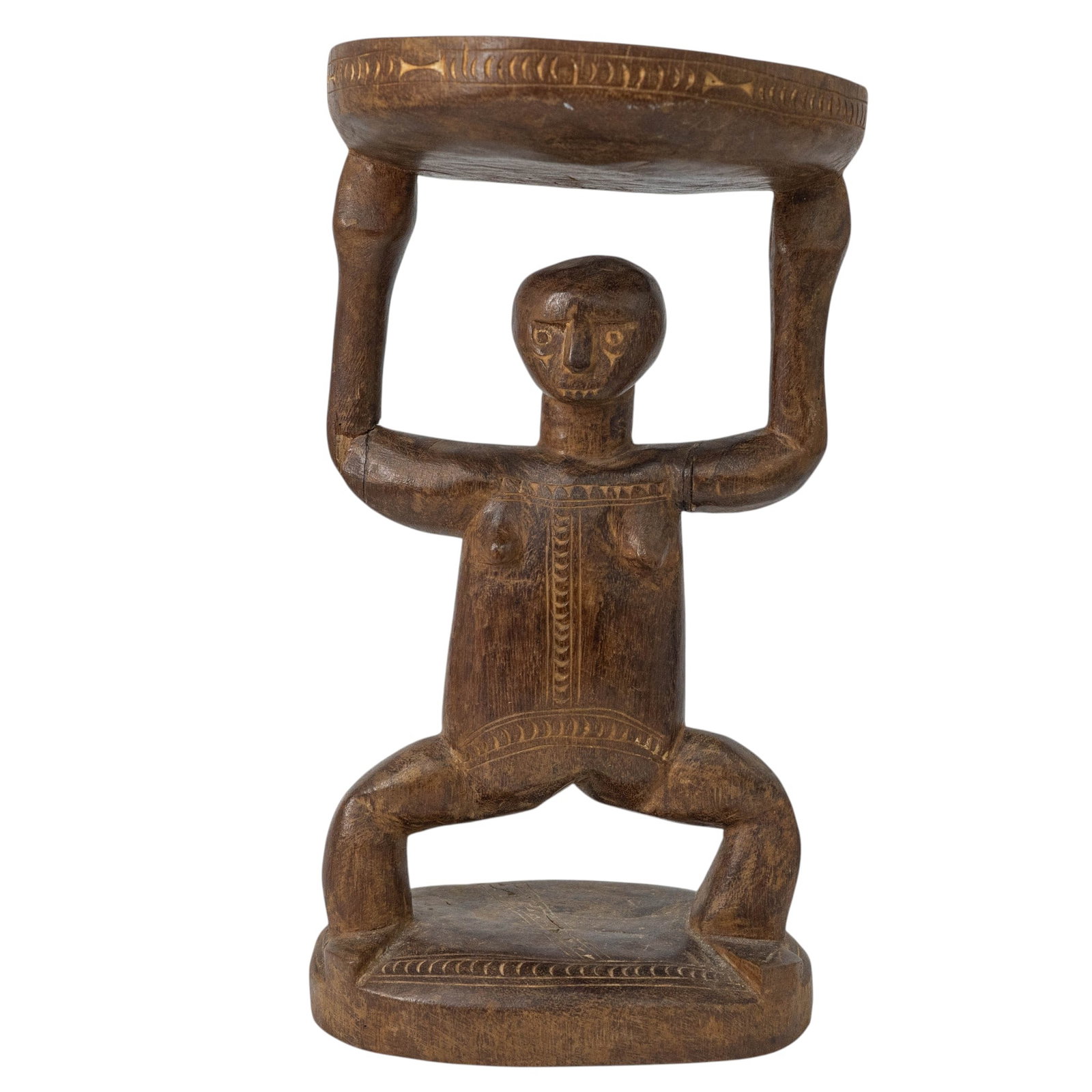 Ex M. Blanding Carved Wood Tobriand Islands Massim Votive Stool (1 of 6)