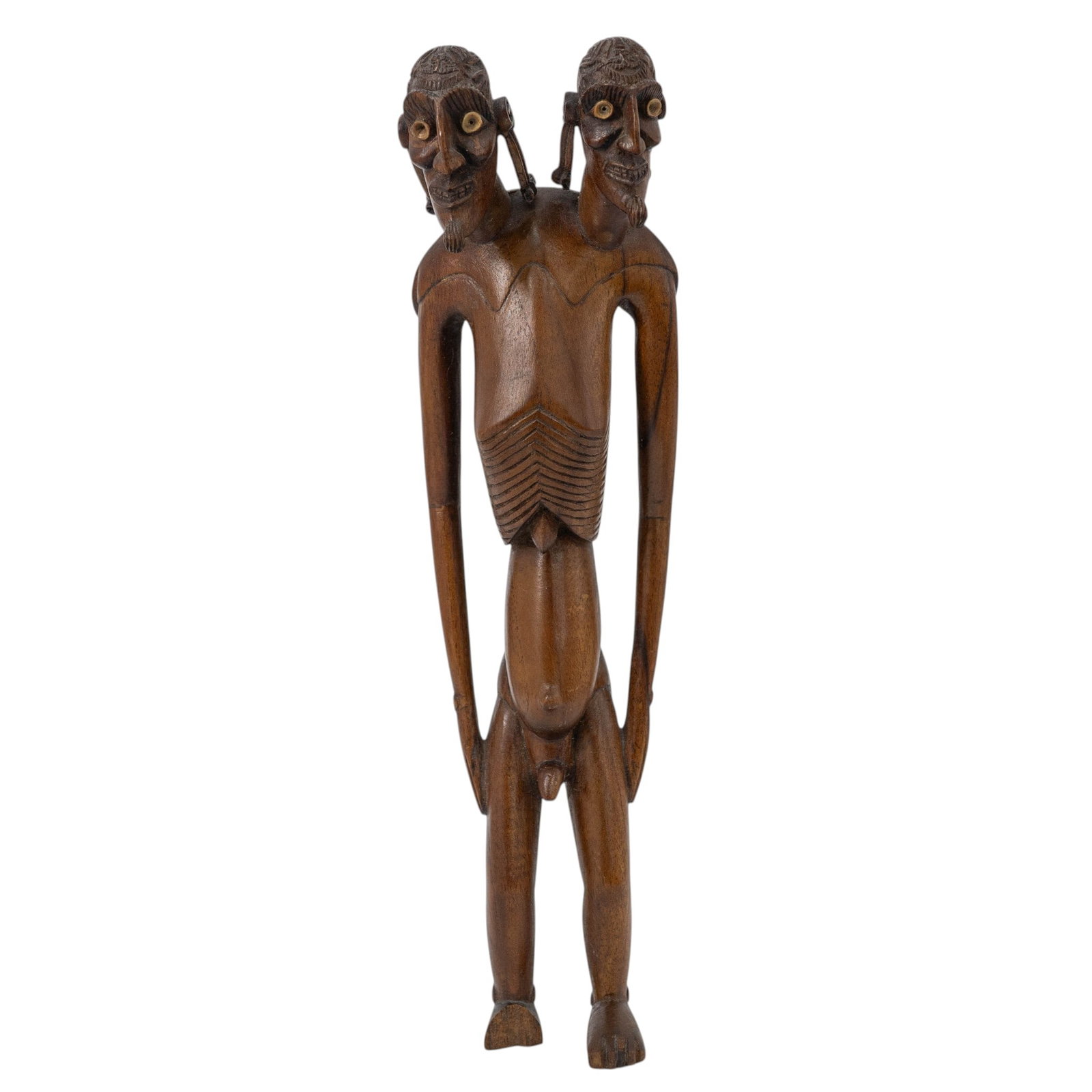 Antique Easter Island Carved Wood Rapa Nui Kava Kava Statue (1 of 5)