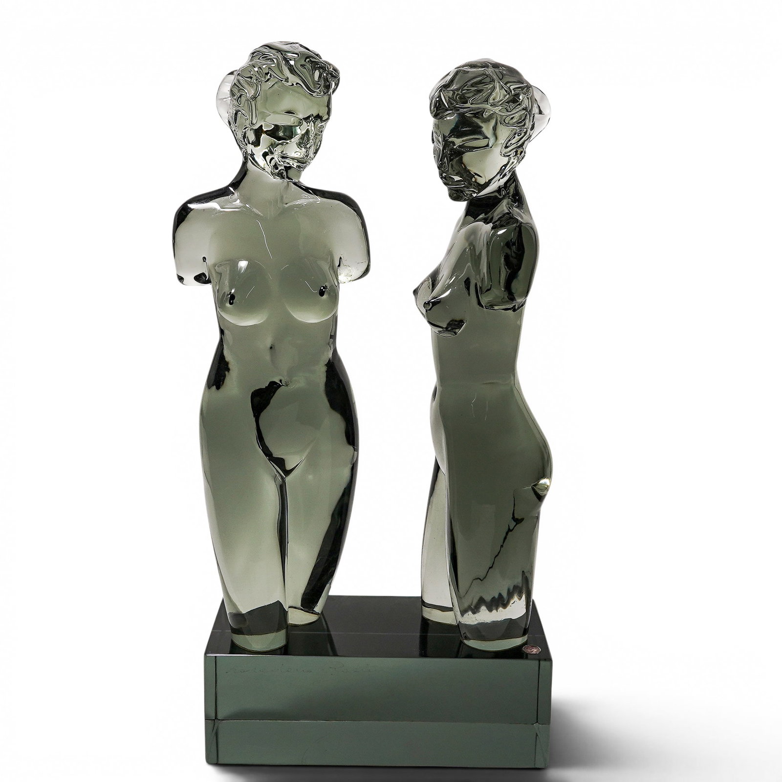 Loredano Rosin (Italian, 1936-1992) Murano Glass Nude Females Sculpture (1 of 6)