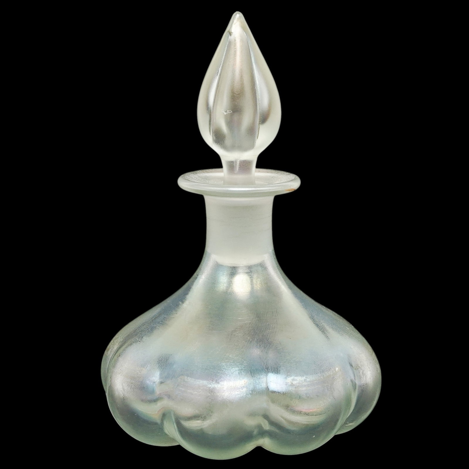 Steuben Iridescent Glass Perfume Bottle (1 of 4)