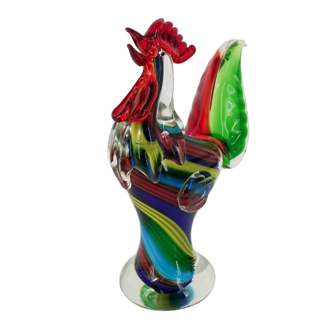 Murano Multicolored Glass Rooster (1 of 10)