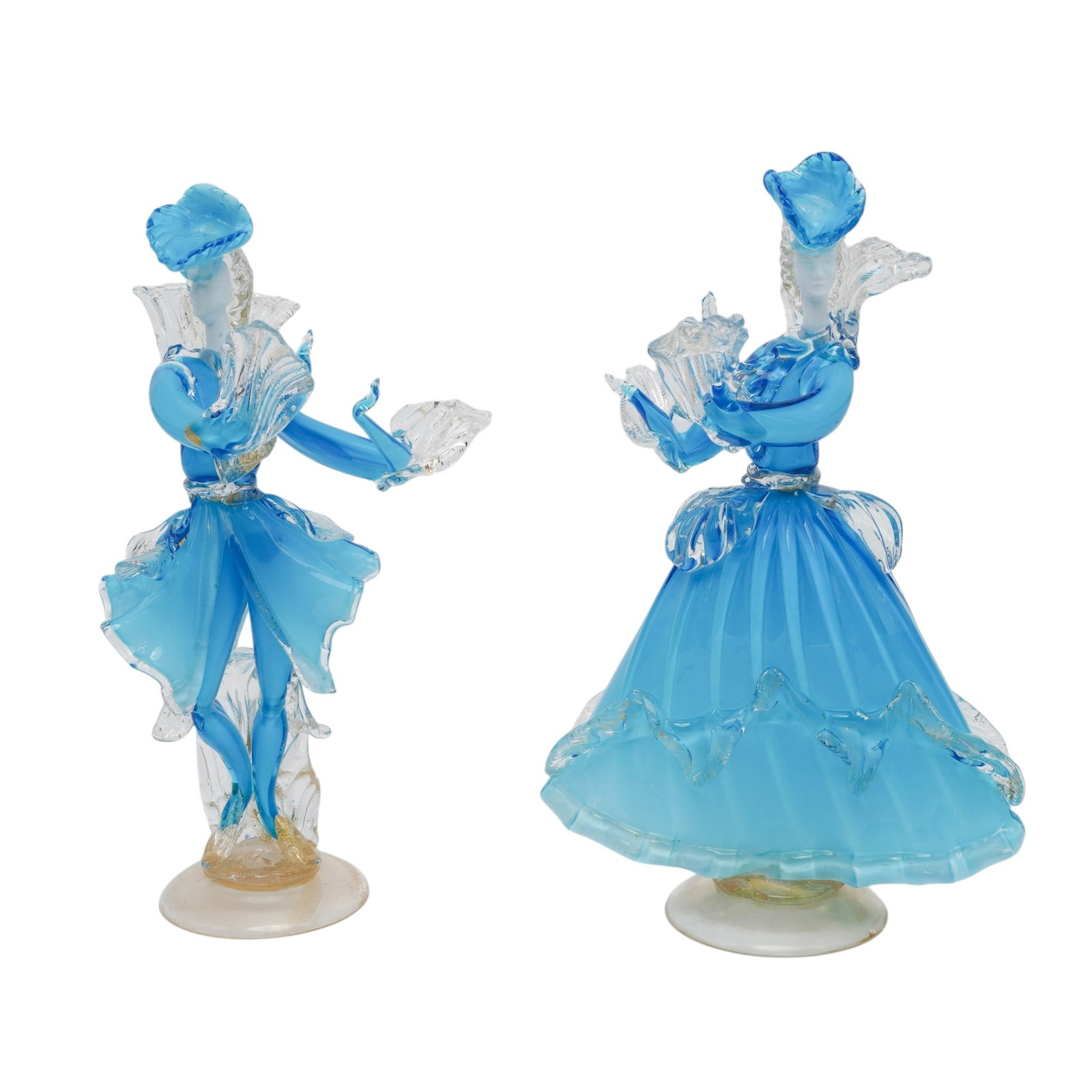 Pair of Vintage Murano Glass Dancing Figurines (1 of 11)