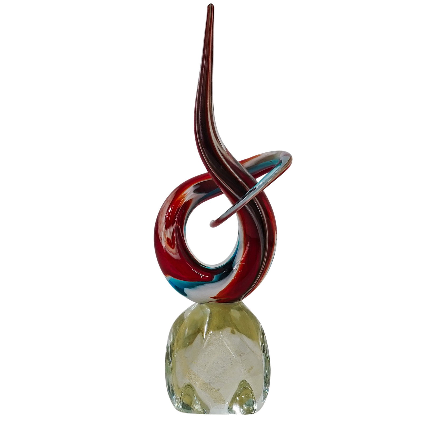 Sandro Frattin 'Lovers' Knot' Murano Glass Limited Edition Sculpture (1 of 5)