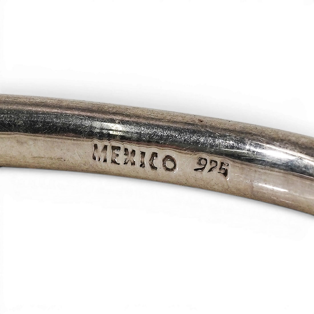 (6 Pc) Mexican Sterling Silver Bangle Bracelets - 3