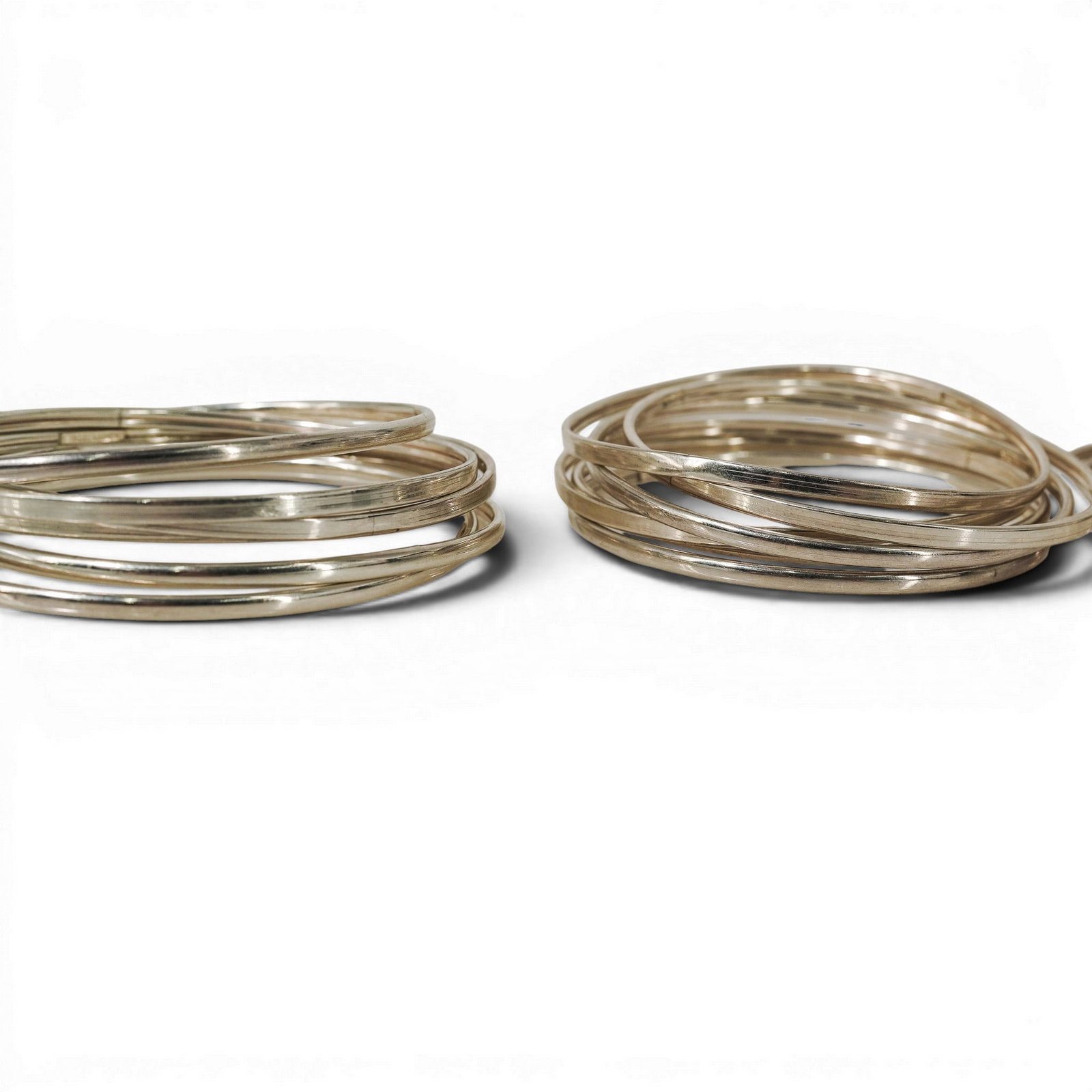 (16 pcs) Mexican Sterling Silver Bangles - 2