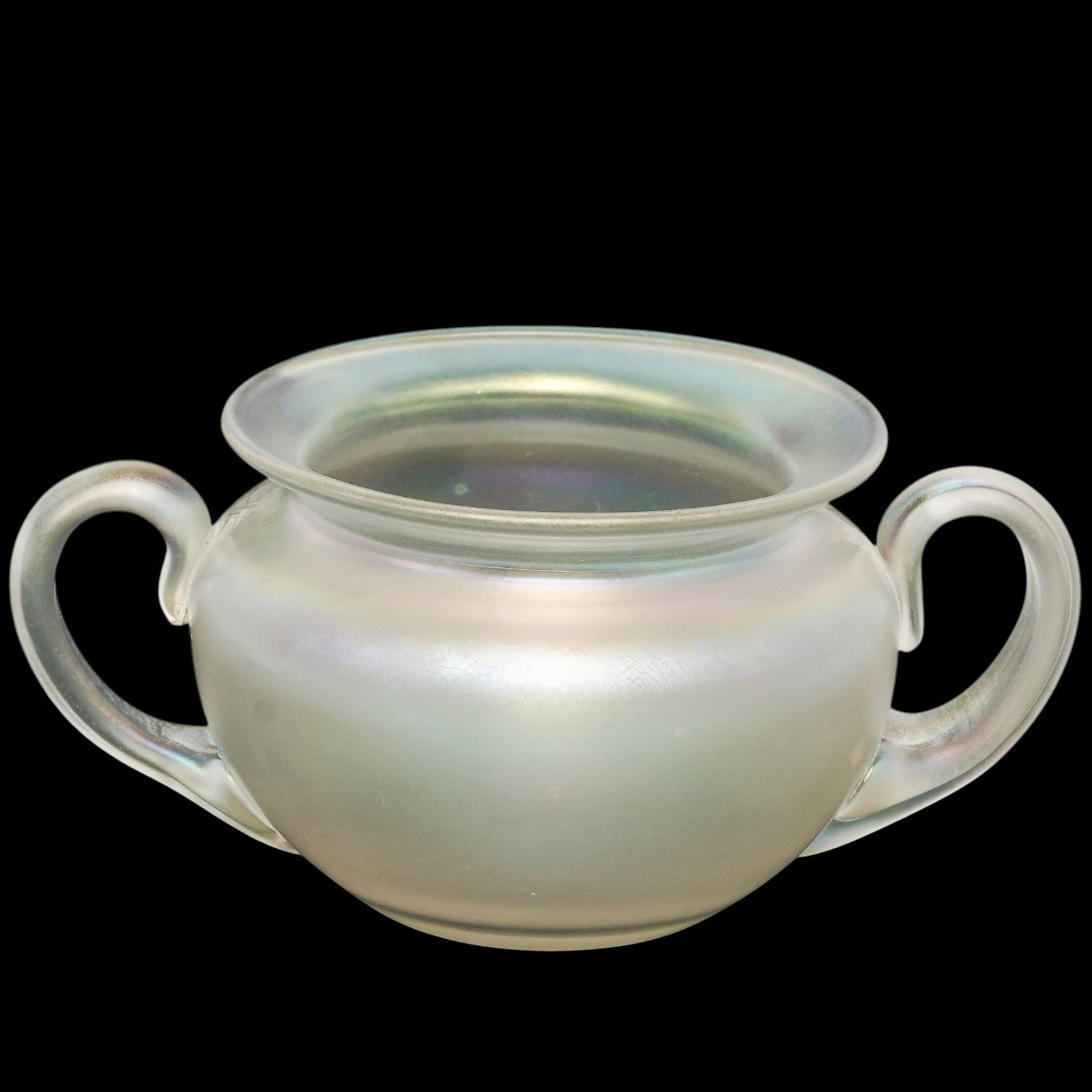 Steuben Verre de Soie Glass Sugar Bowl (1 of 4)