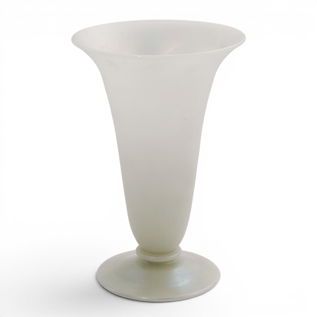 Steuben Calcite Glass Trumpet Vase (1 of 6)